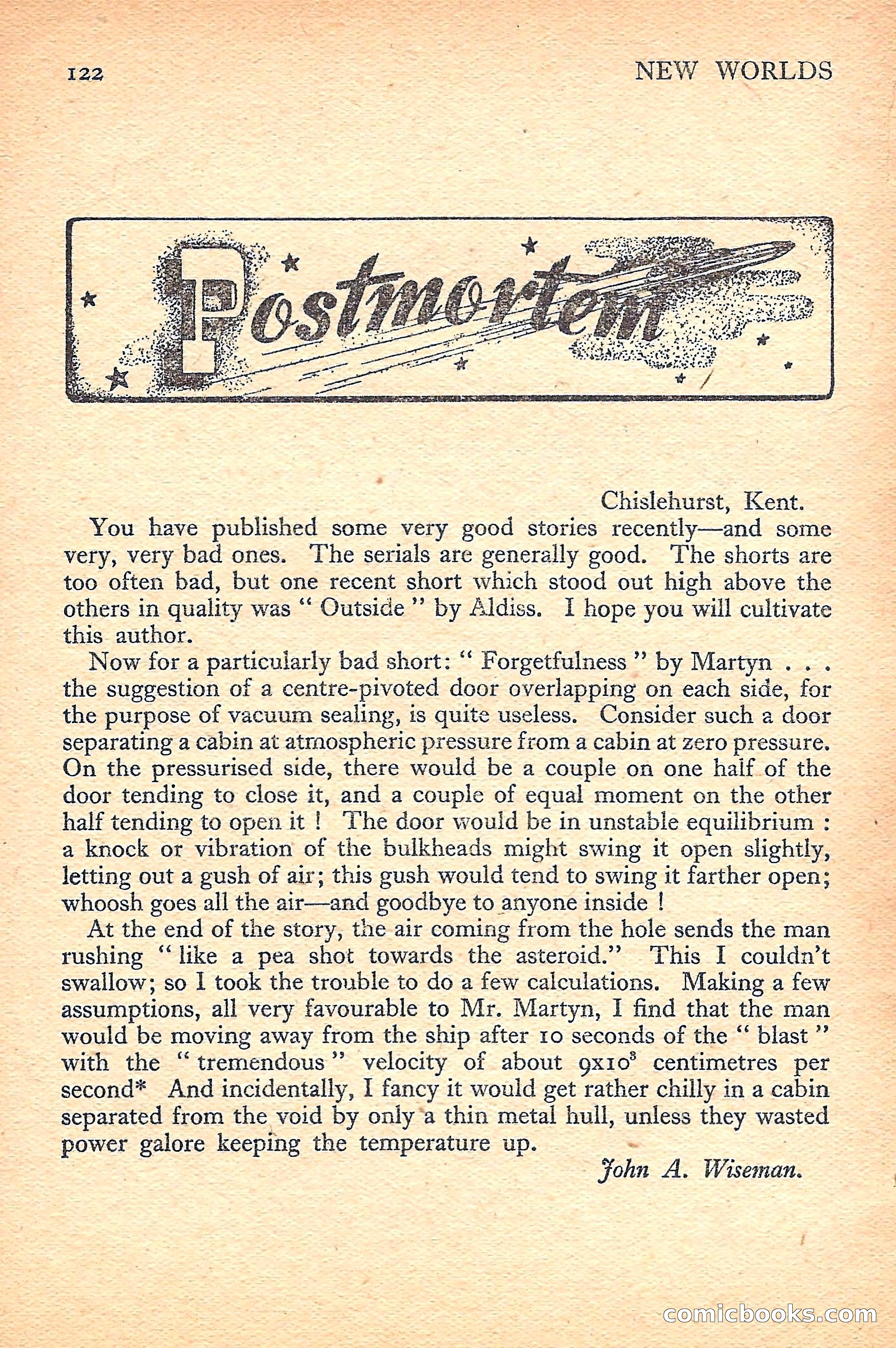 New Worlds Science Fiction No. 38 — page 124 of 132