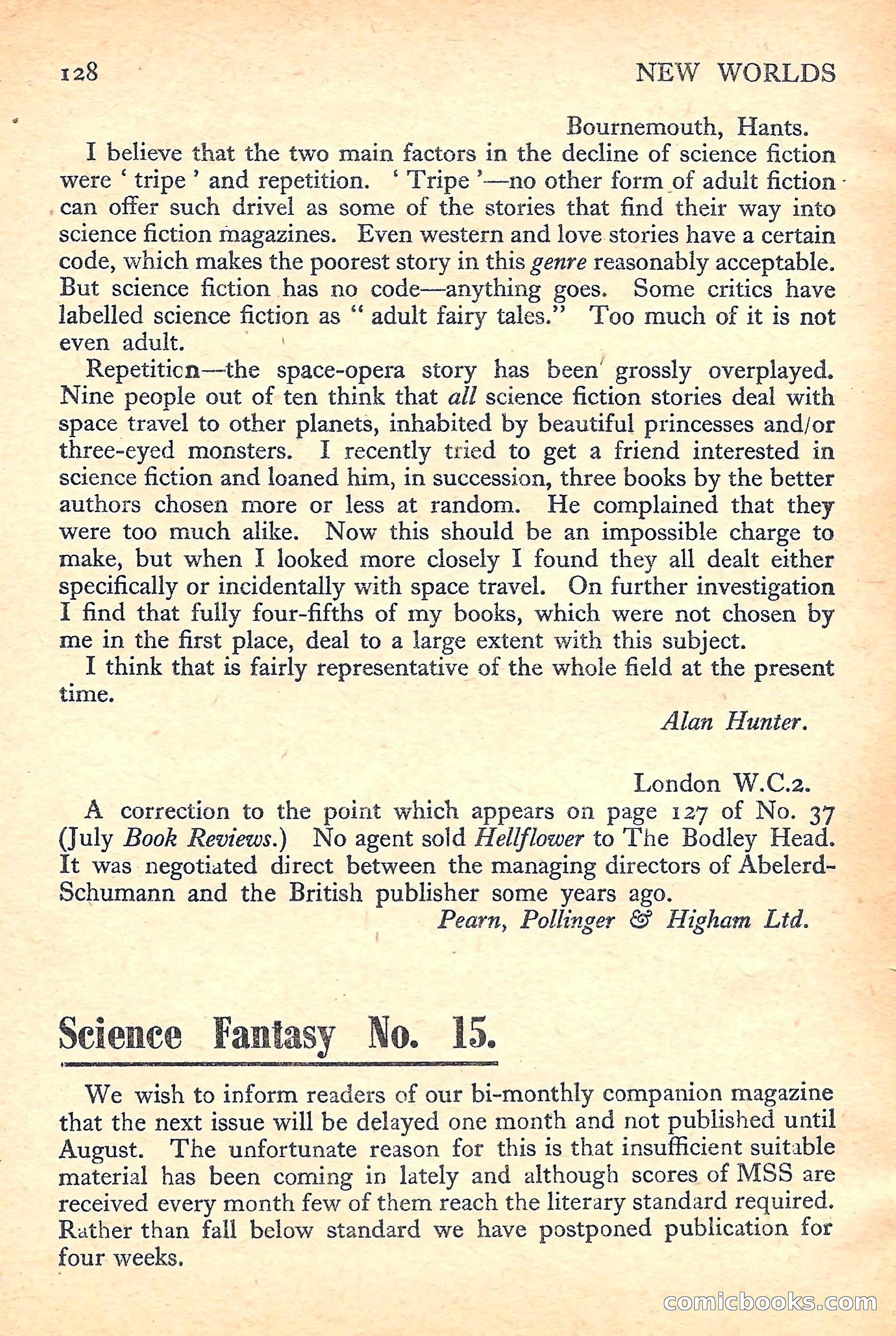 New Worlds Science Fiction No. 38 — page 130 of 132