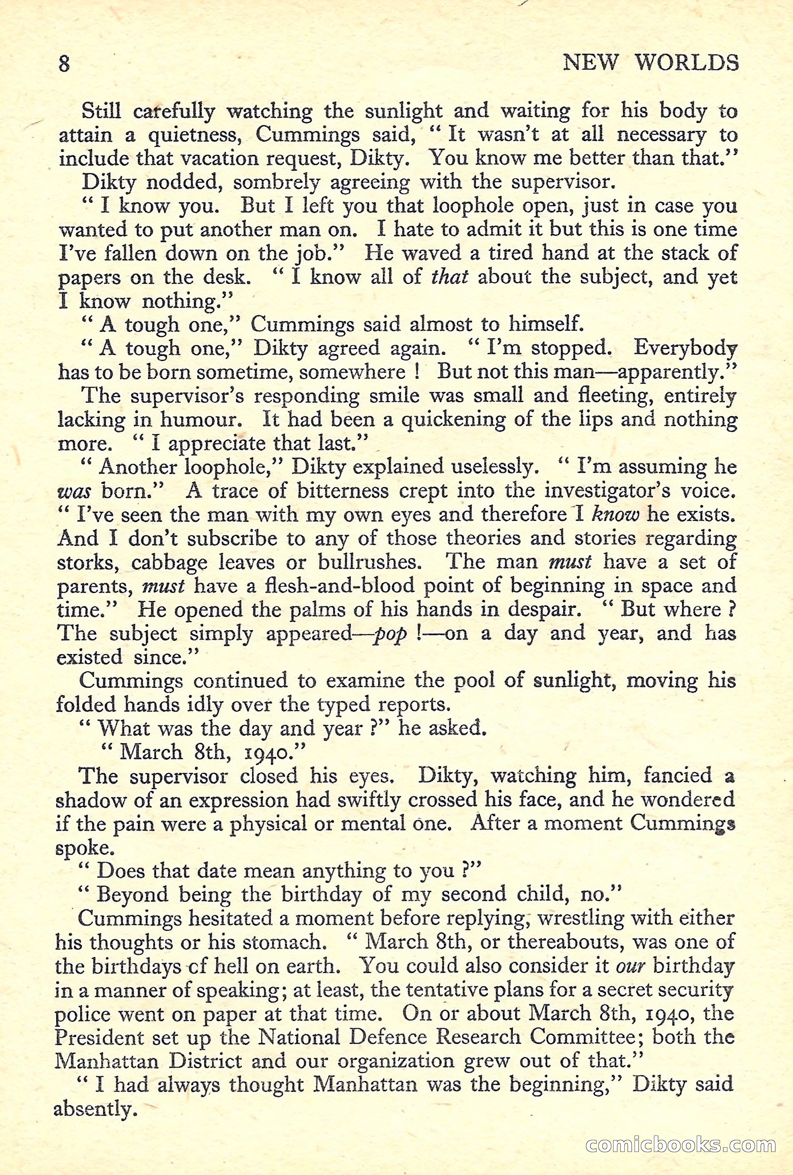 New Worlds Science Fiction No. 39 — page 10 of 132