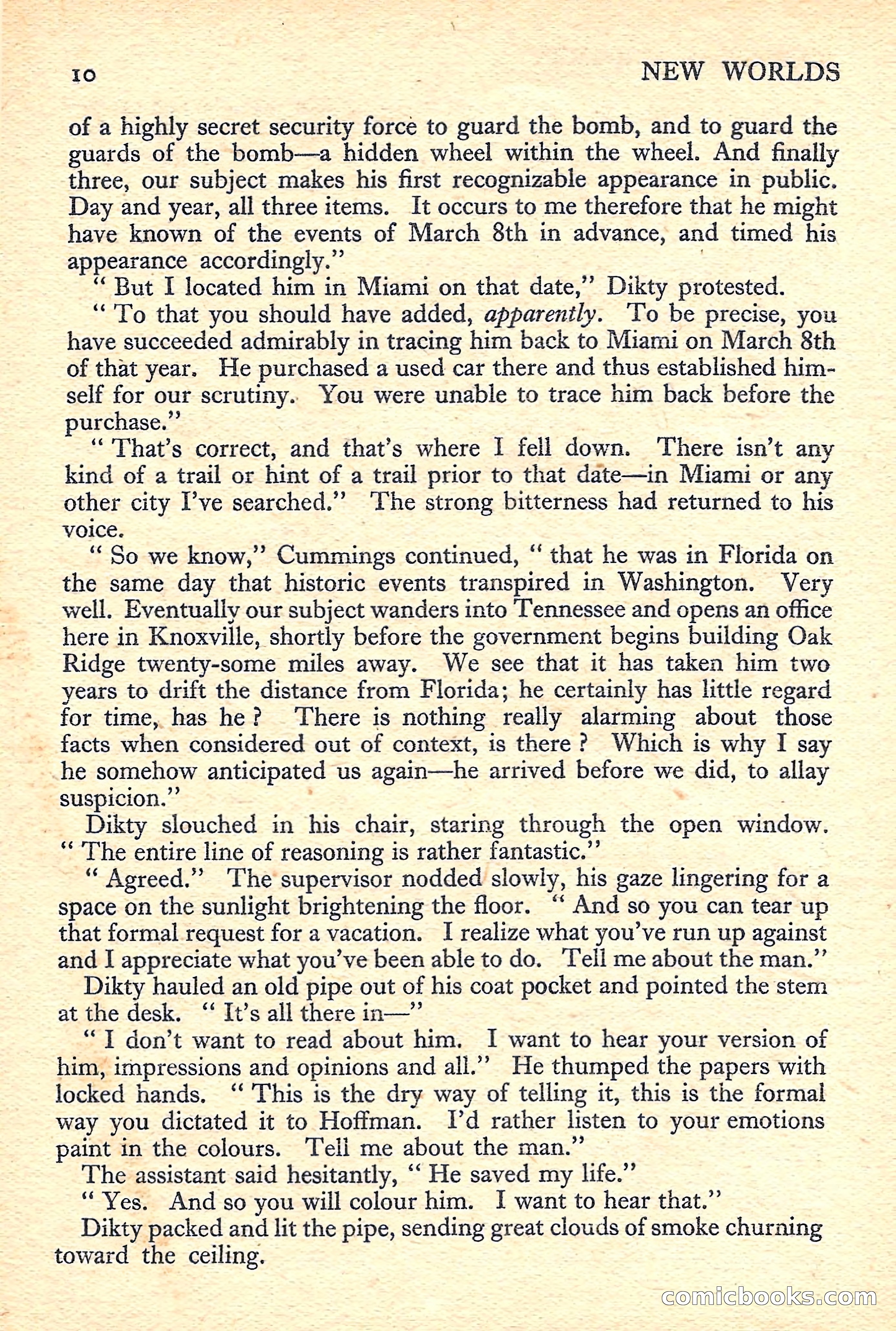 New Worlds Science Fiction No. 39 — page 12 of 132