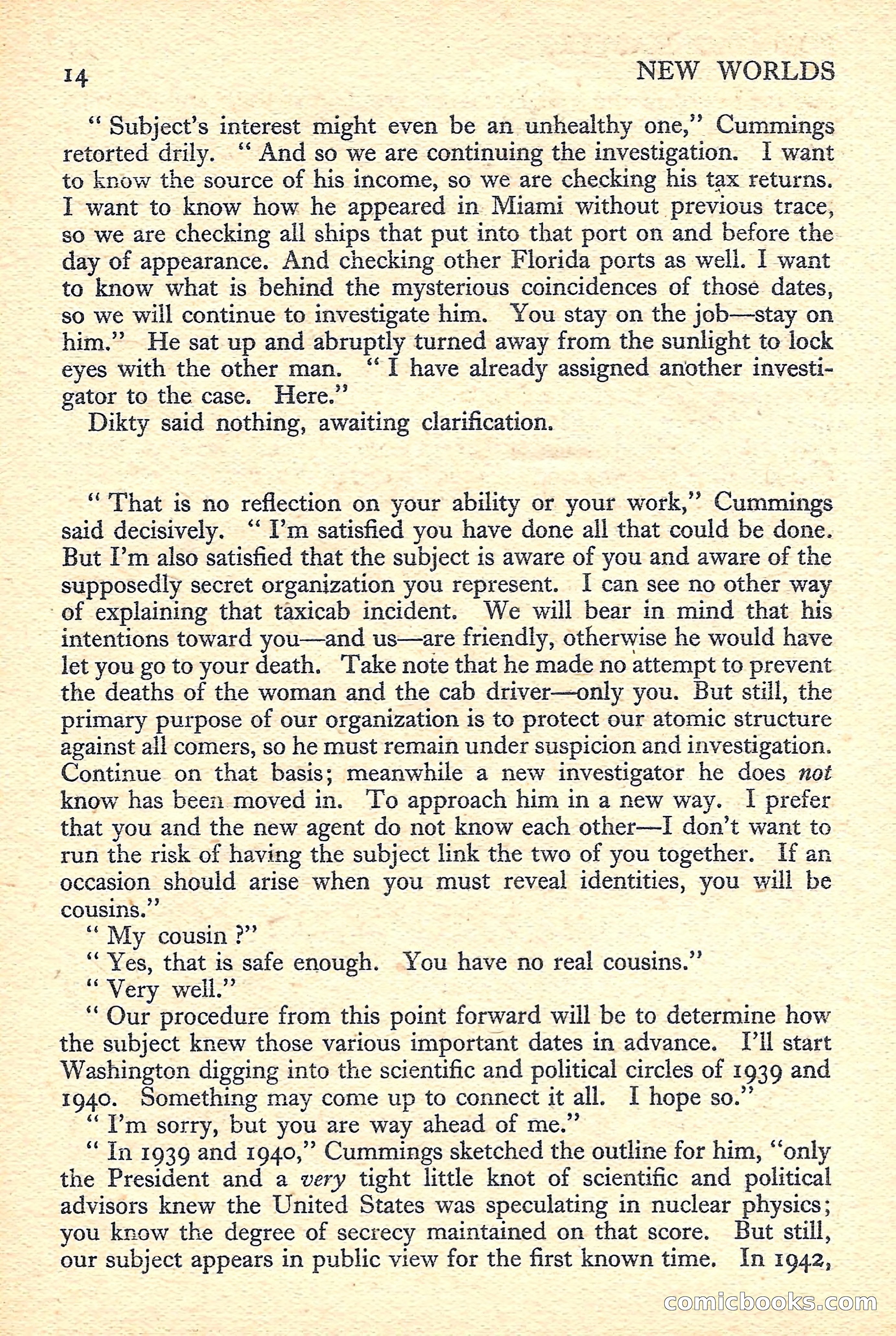 New Worlds Science Fiction No. 39 — page 16 of 132
