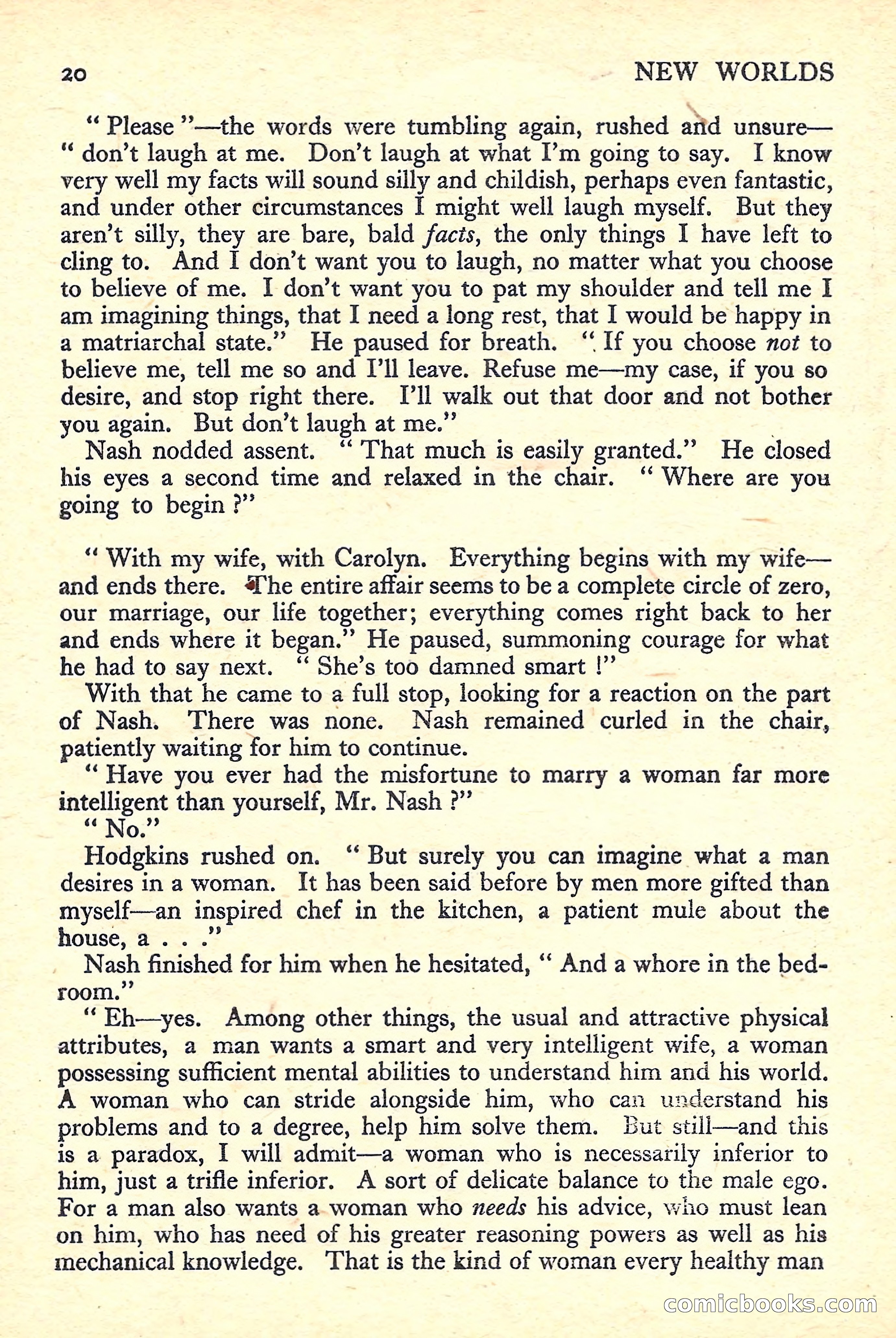 New Worlds Science Fiction No. 39 — page 22 of 132