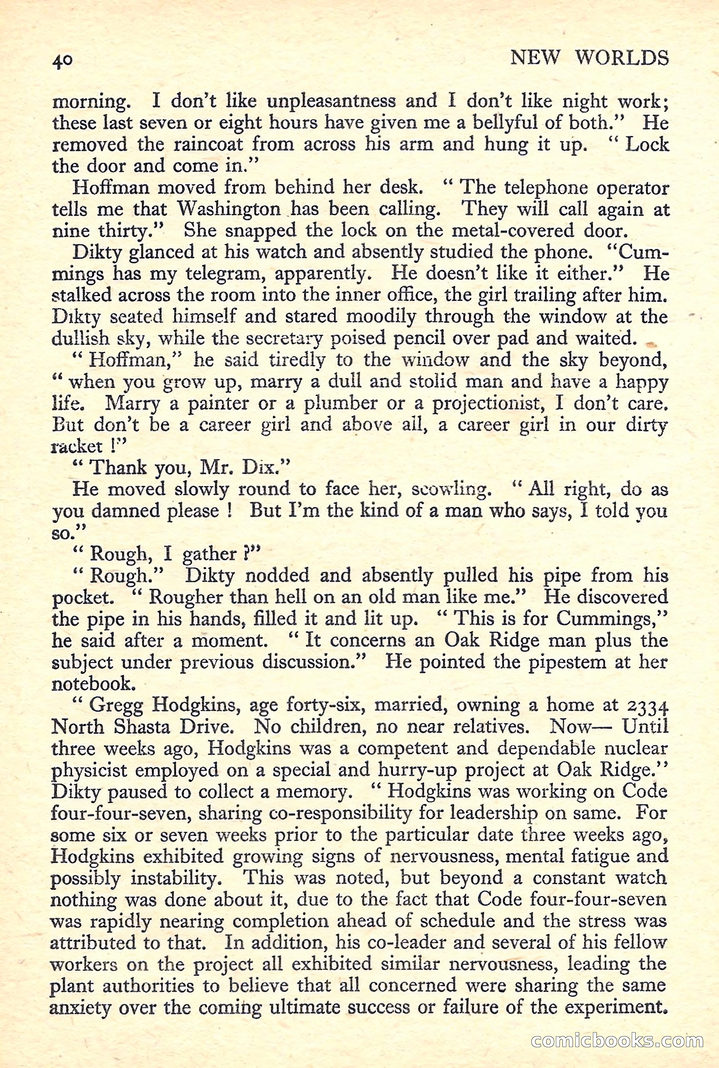 New Worlds Science Fiction No. 39 — page 42 of 132
