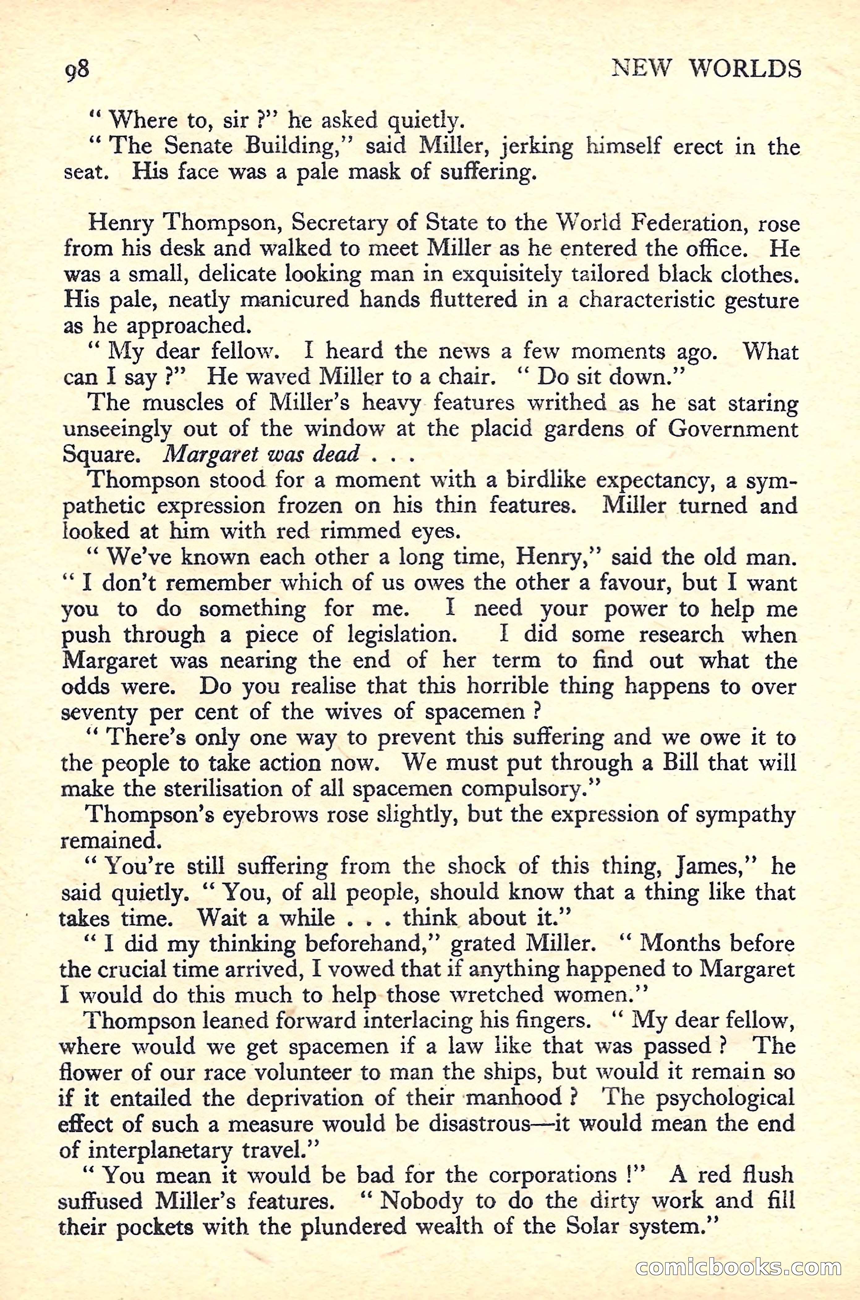 New Worlds Science Fiction No. 39 — page 100 of 132