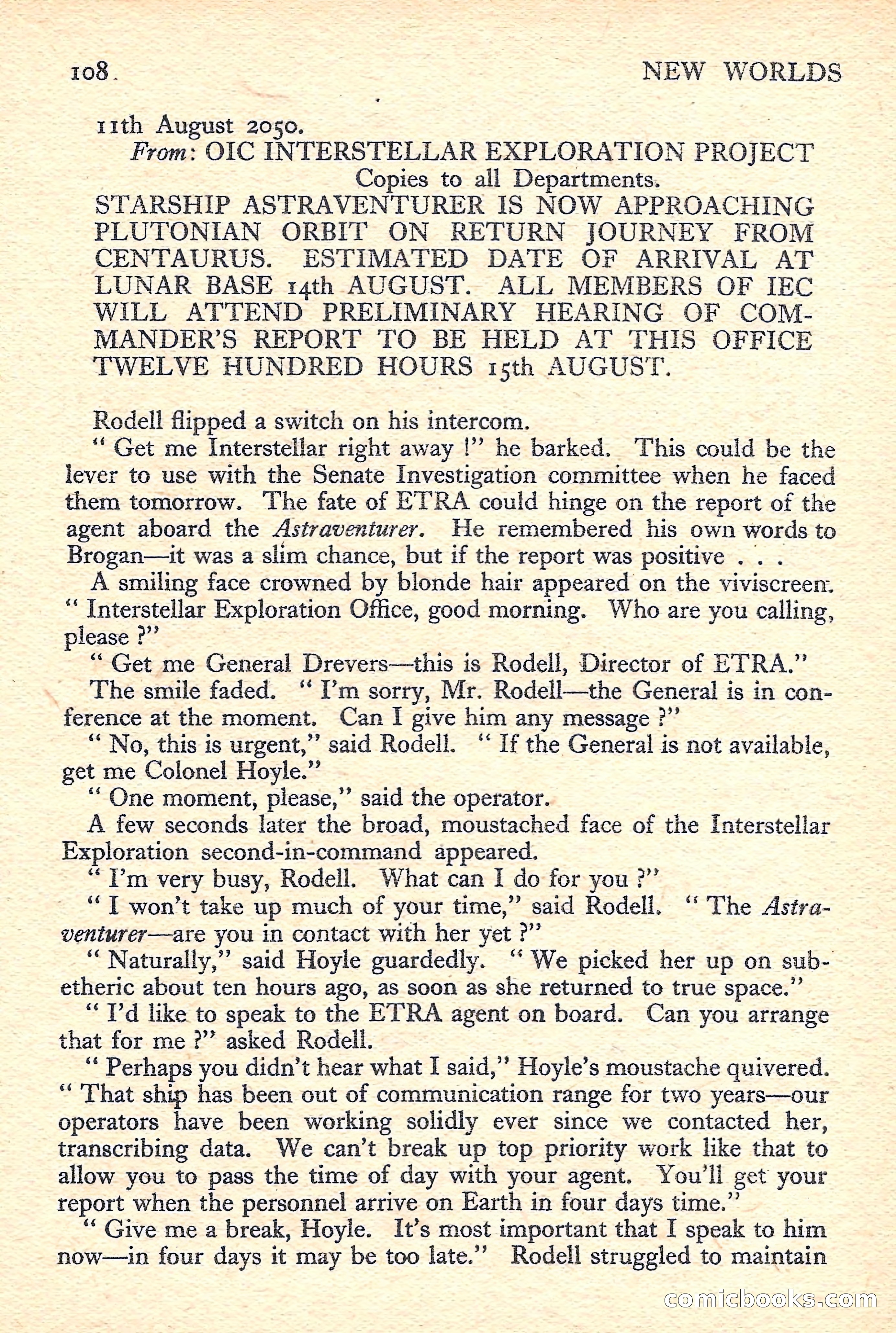 New Worlds Science Fiction No. 39 — page 110 of 132