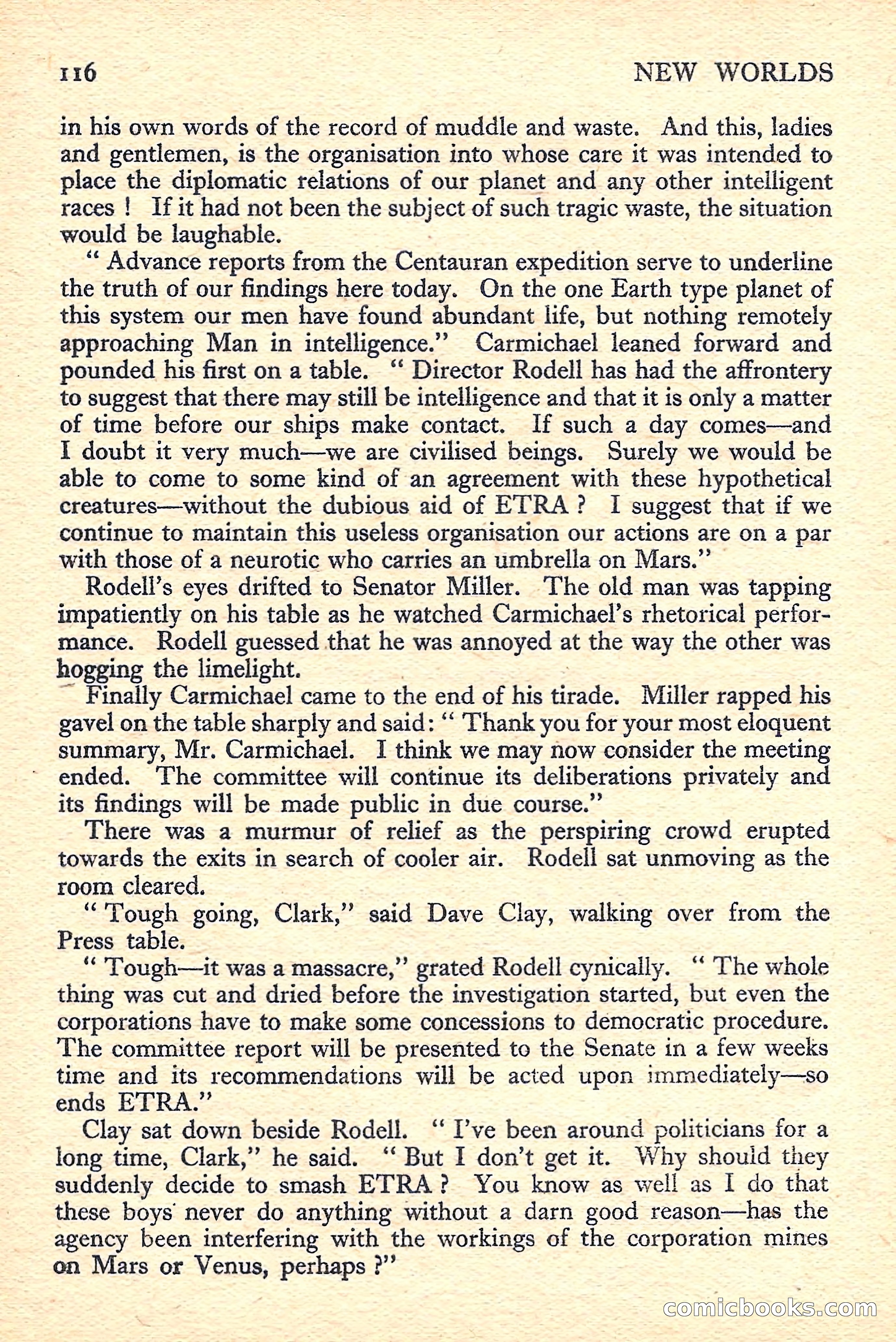 New Worlds Science Fiction No. 39 — page 118 of 132