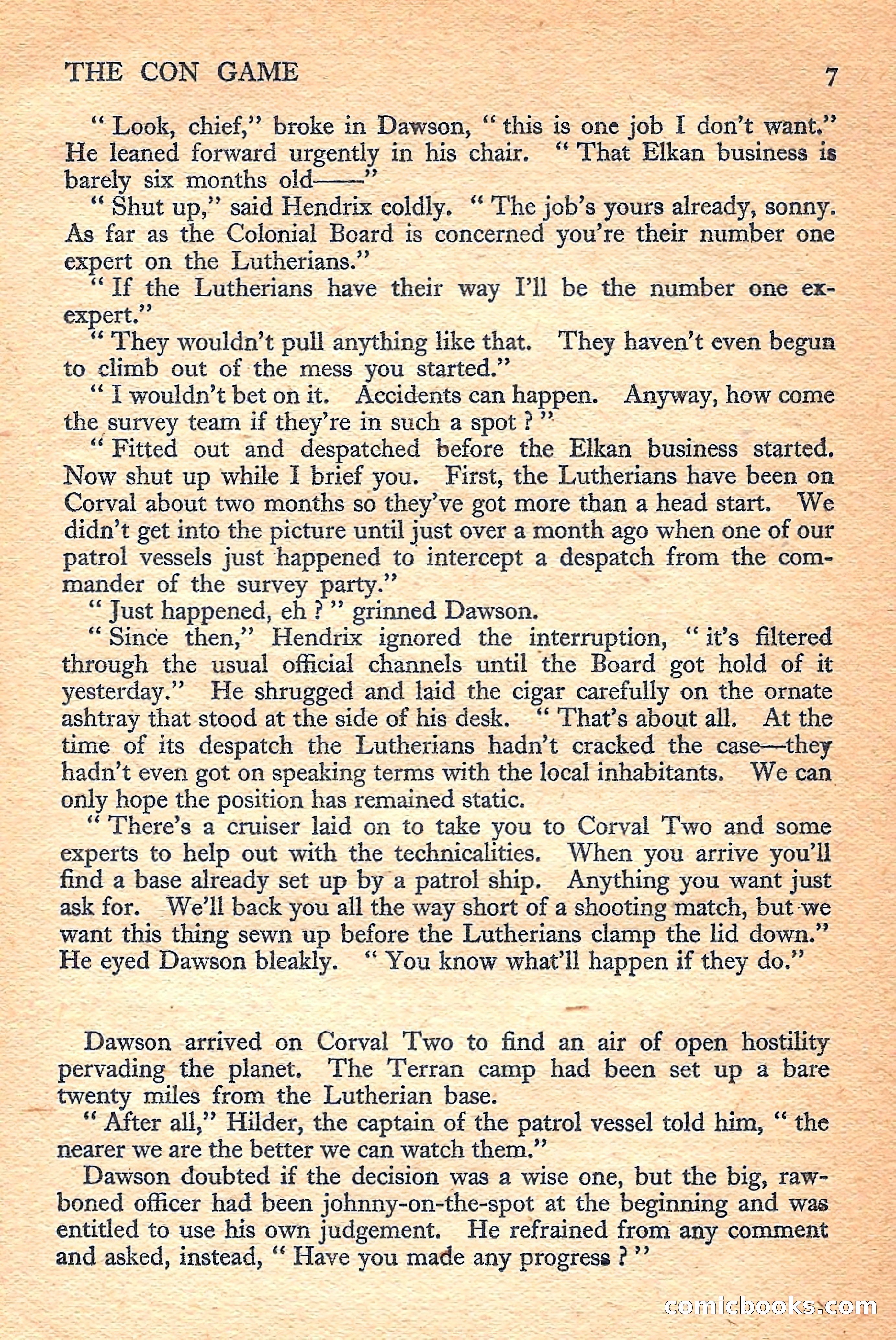 New Worlds Science Fiction No. 40 — page 9 of 132