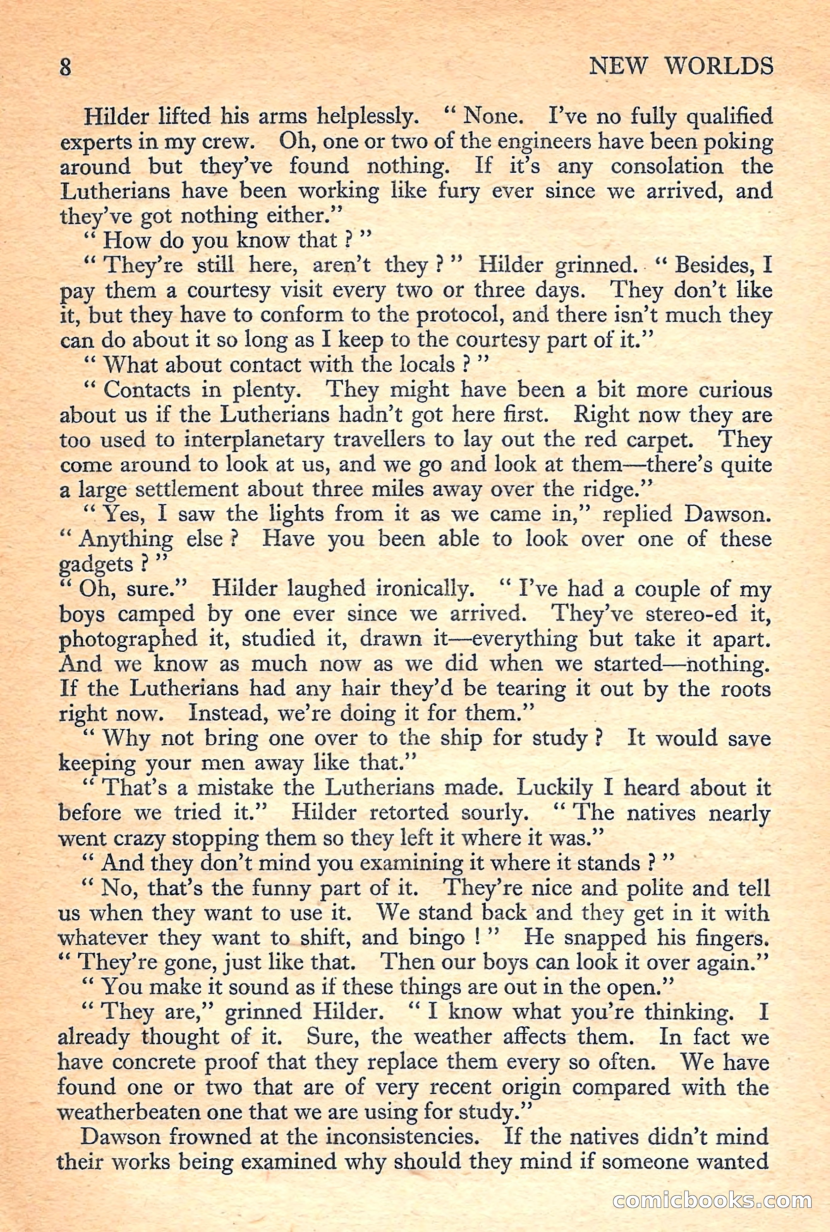 New Worlds Science Fiction No. 40 — page 10 of 132