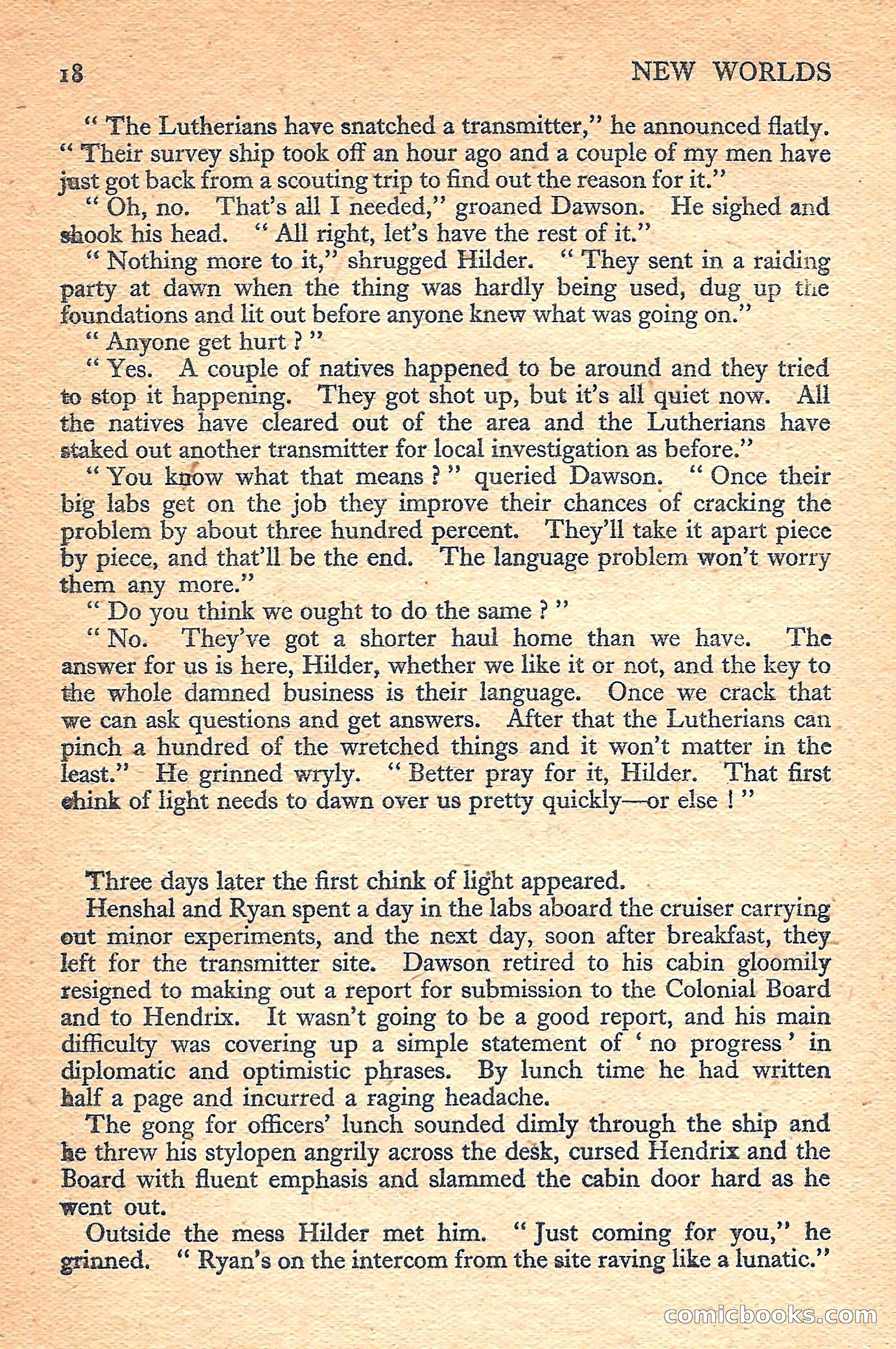 New Worlds Science Fiction No. 40 — page 20 of 132