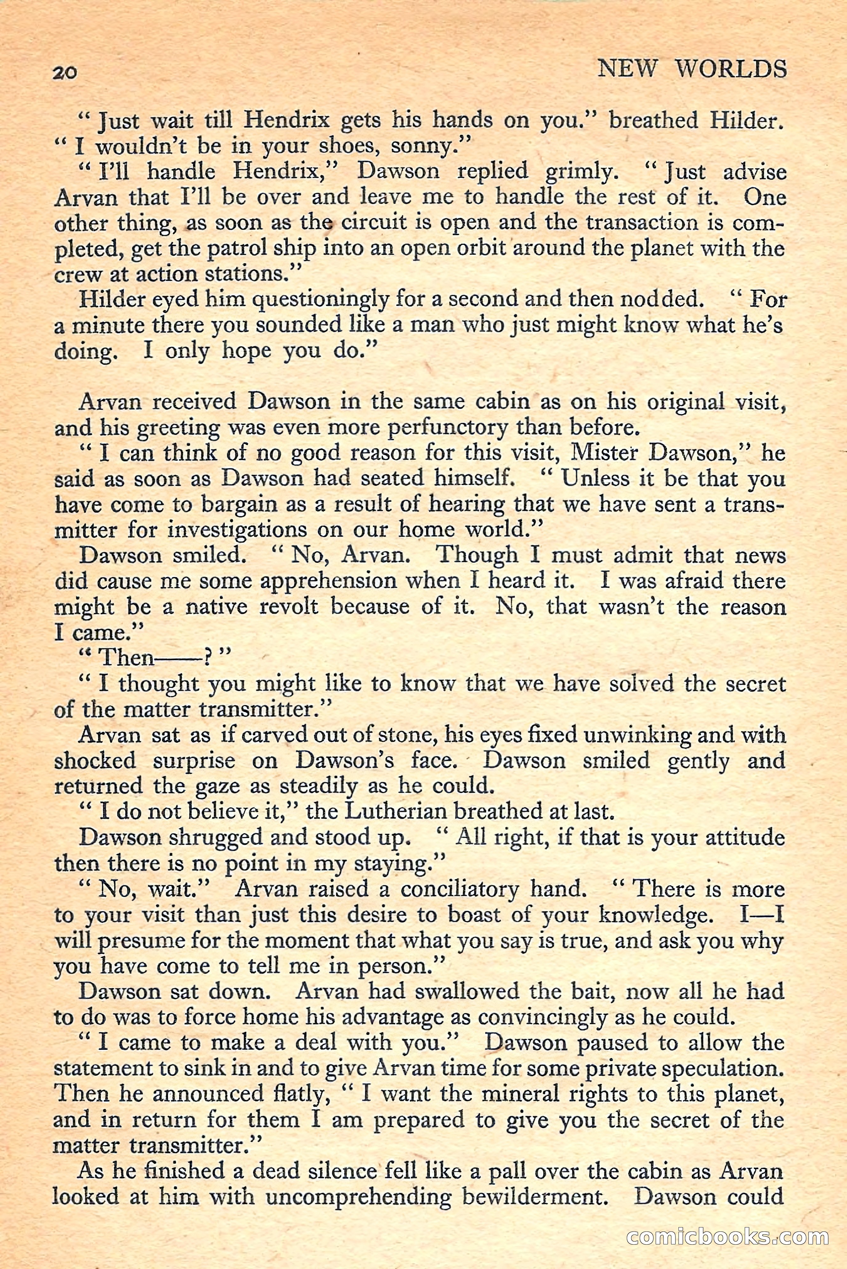 New Worlds Science Fiction No. 40 — page 22 of 132