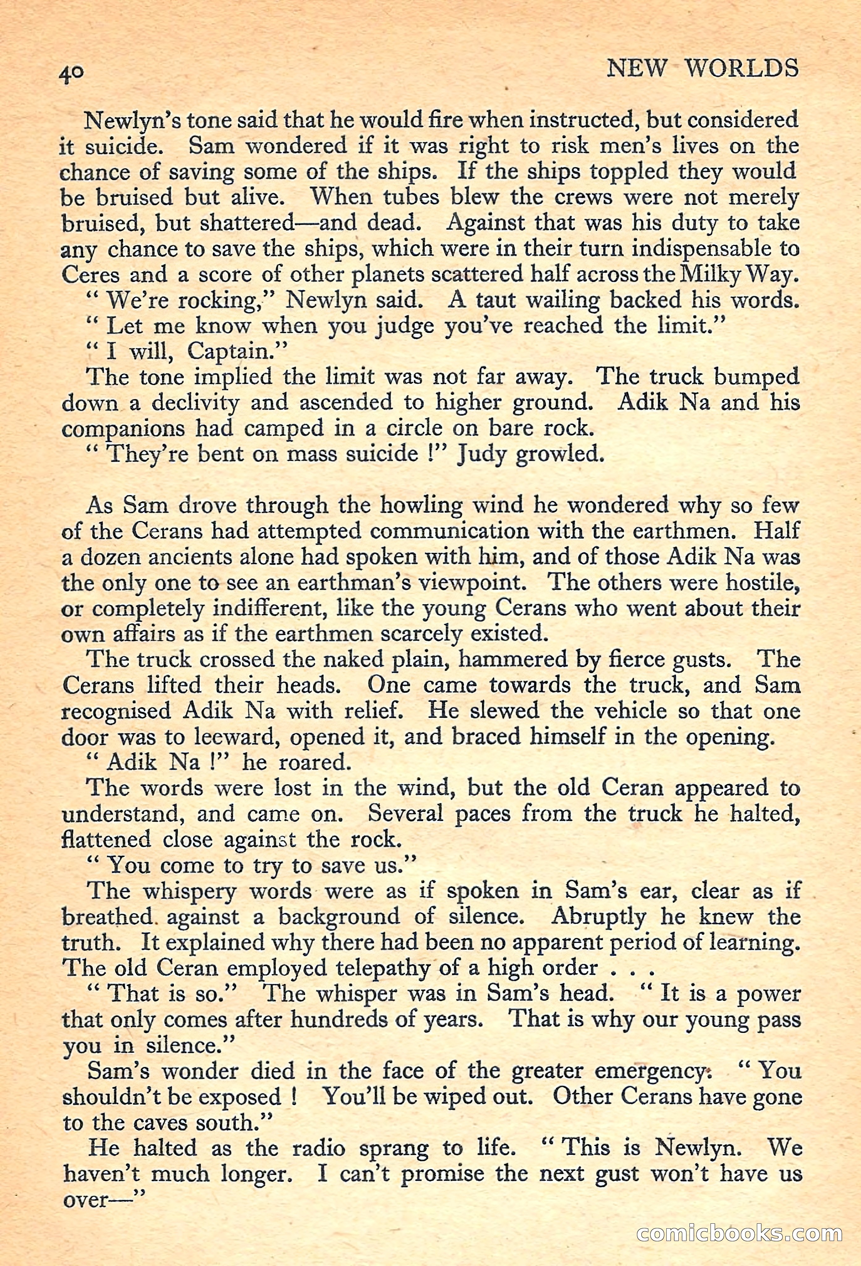 New Worlds Science Fiction No. 40 — page 42 of 132