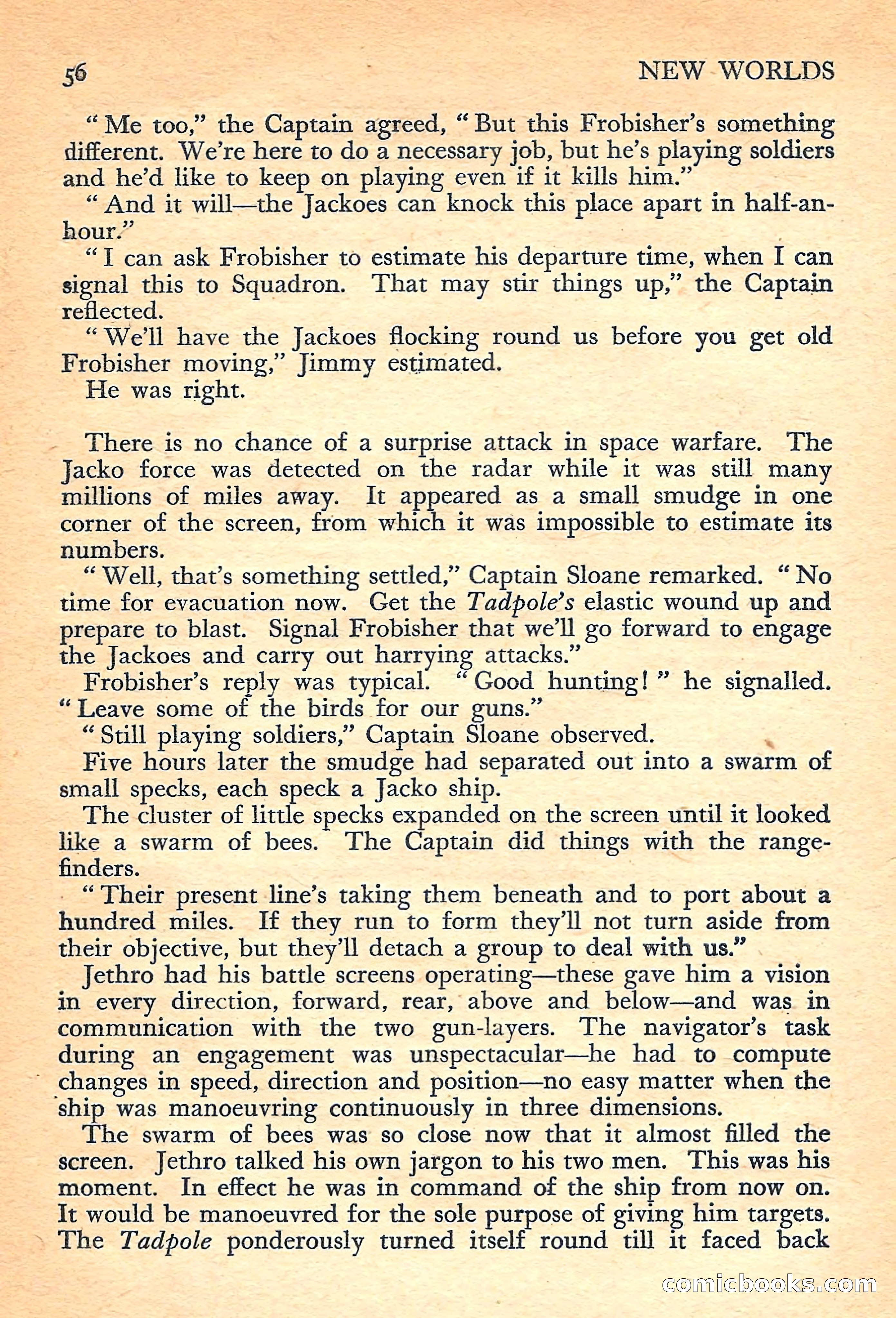New Worlds Science Fiction No. 40 — page 58 of 132