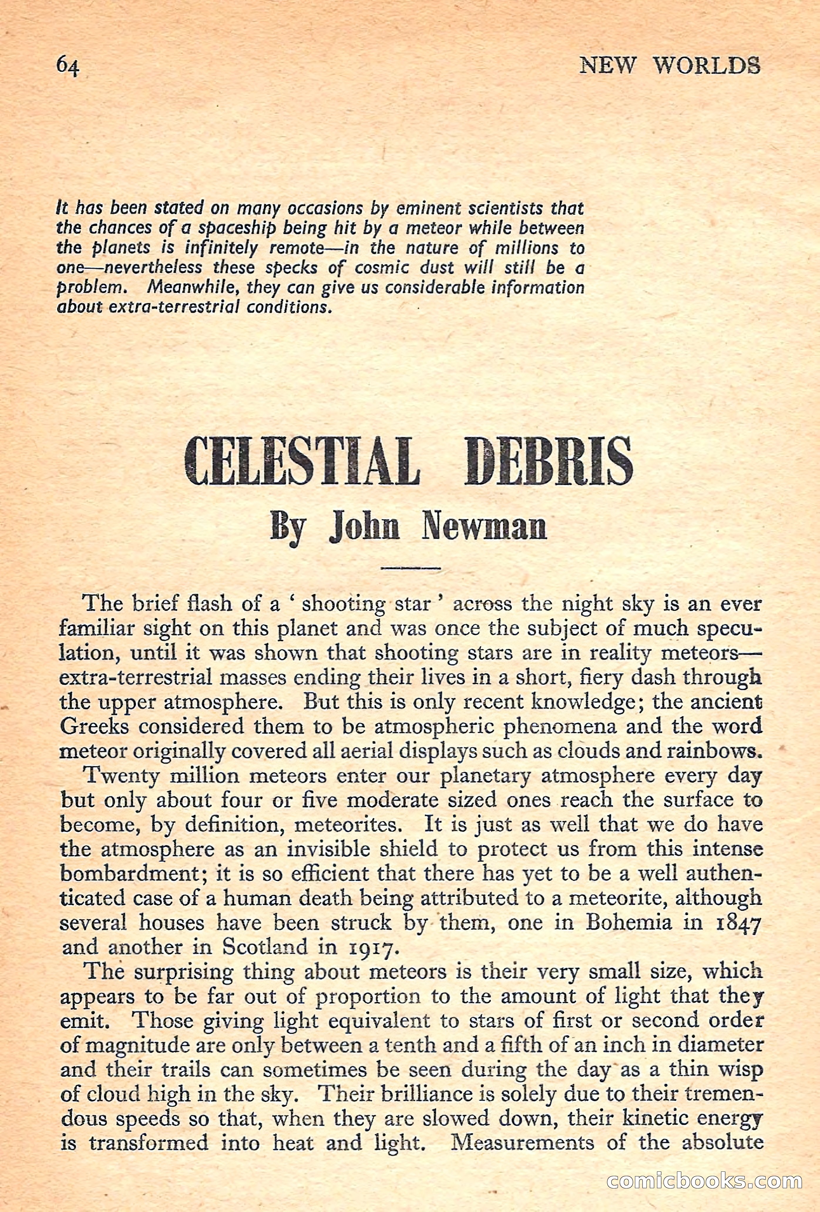New Worlds Science Fiction No. 40 — page 66 of 132