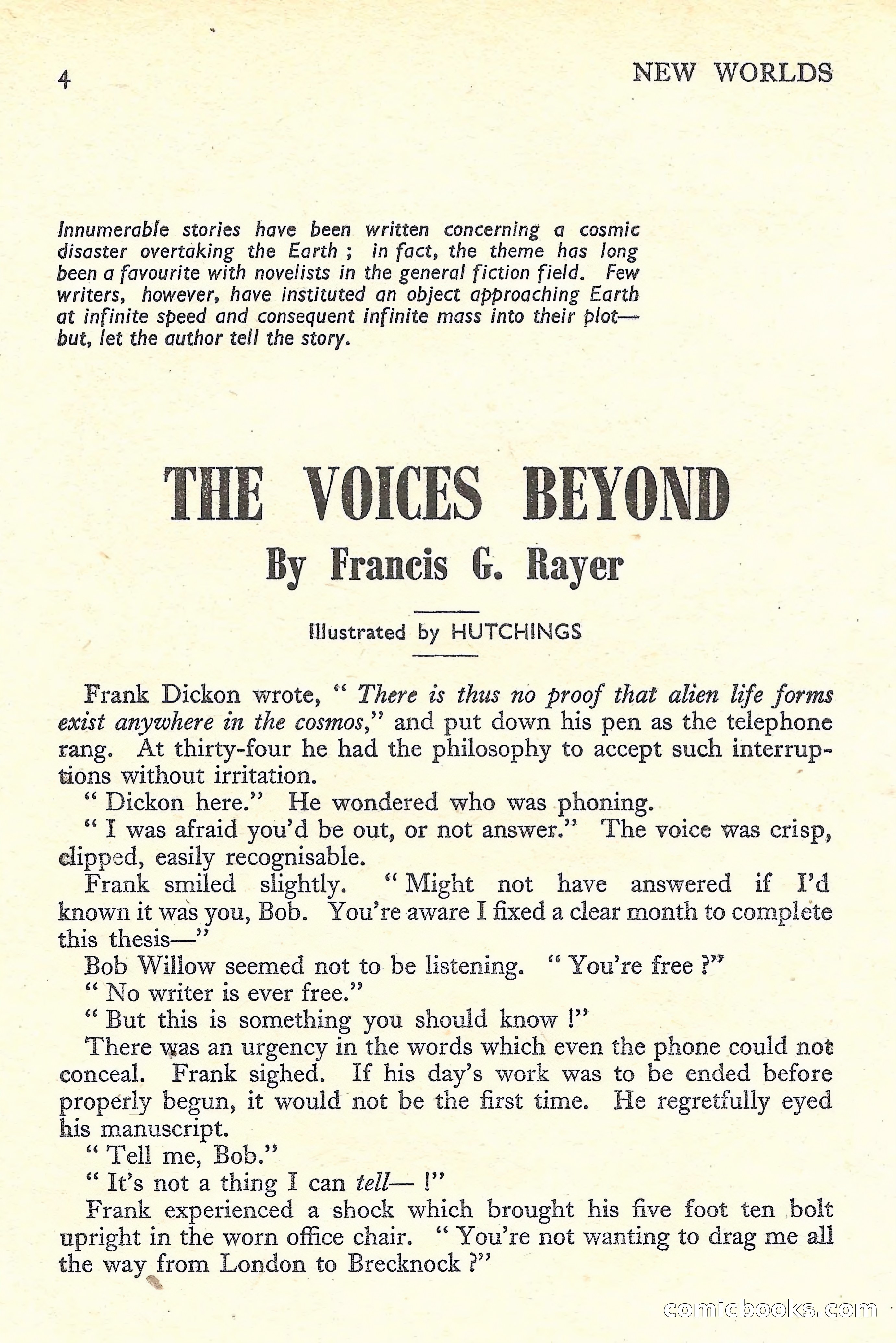 New Worlds Science Fiction No. 41 — page 6 of 132