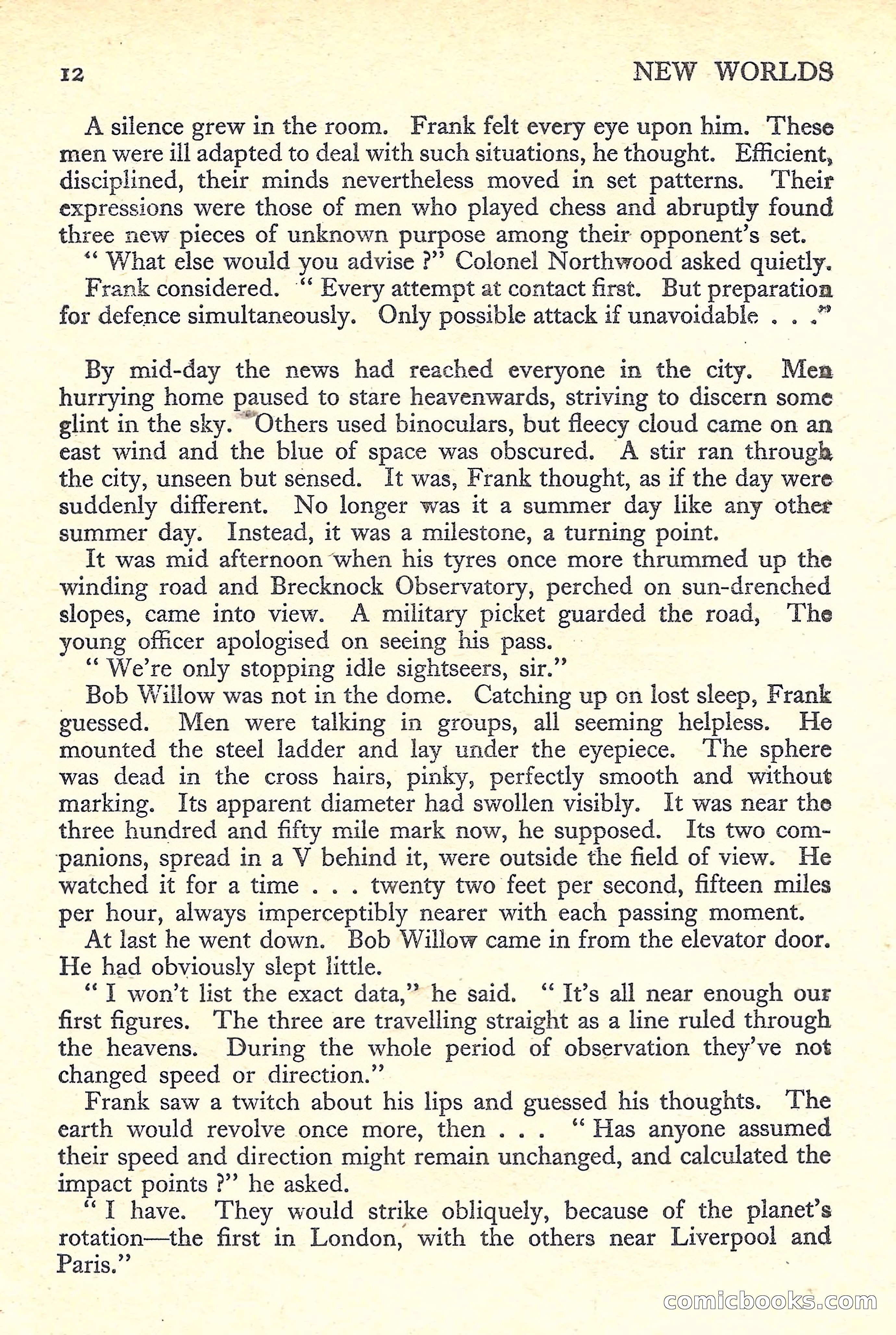 New Worlds Science Fiction No. 41 — page 14 of 132