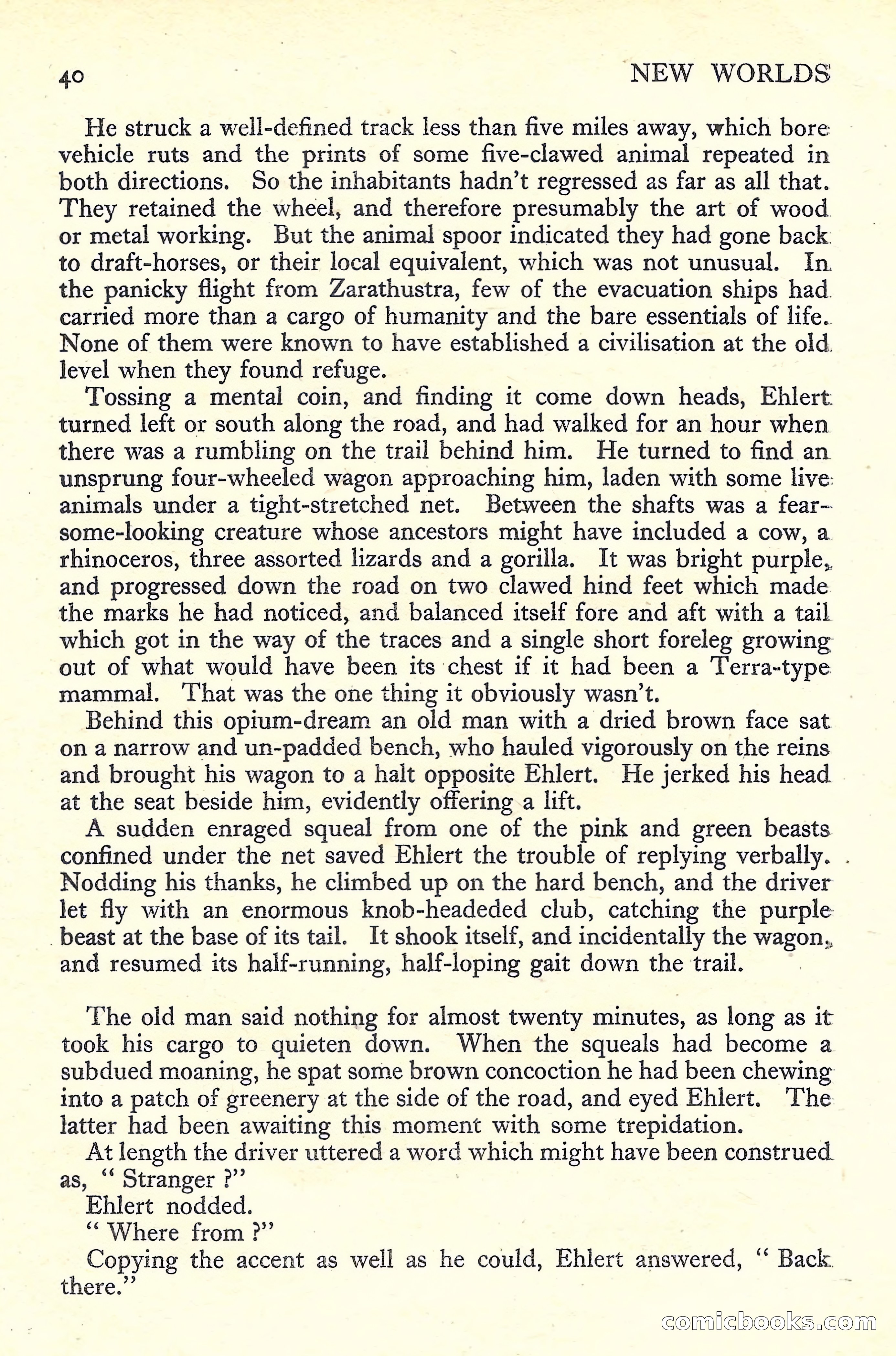 New Worlds Science Fiction No. 41 — page 42 of 132