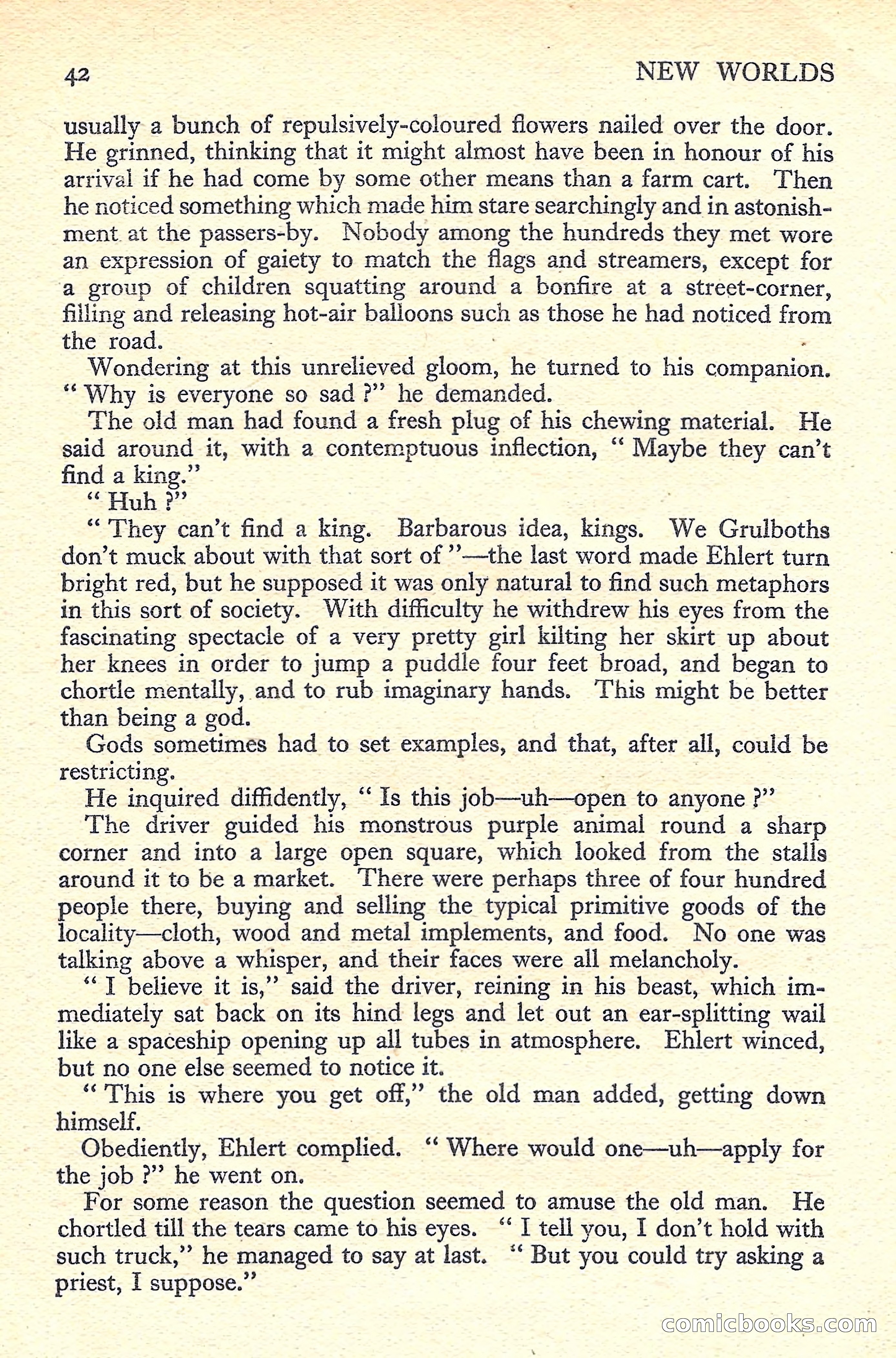 New Worlds Science Fiction No. 41 — page 44 of 132