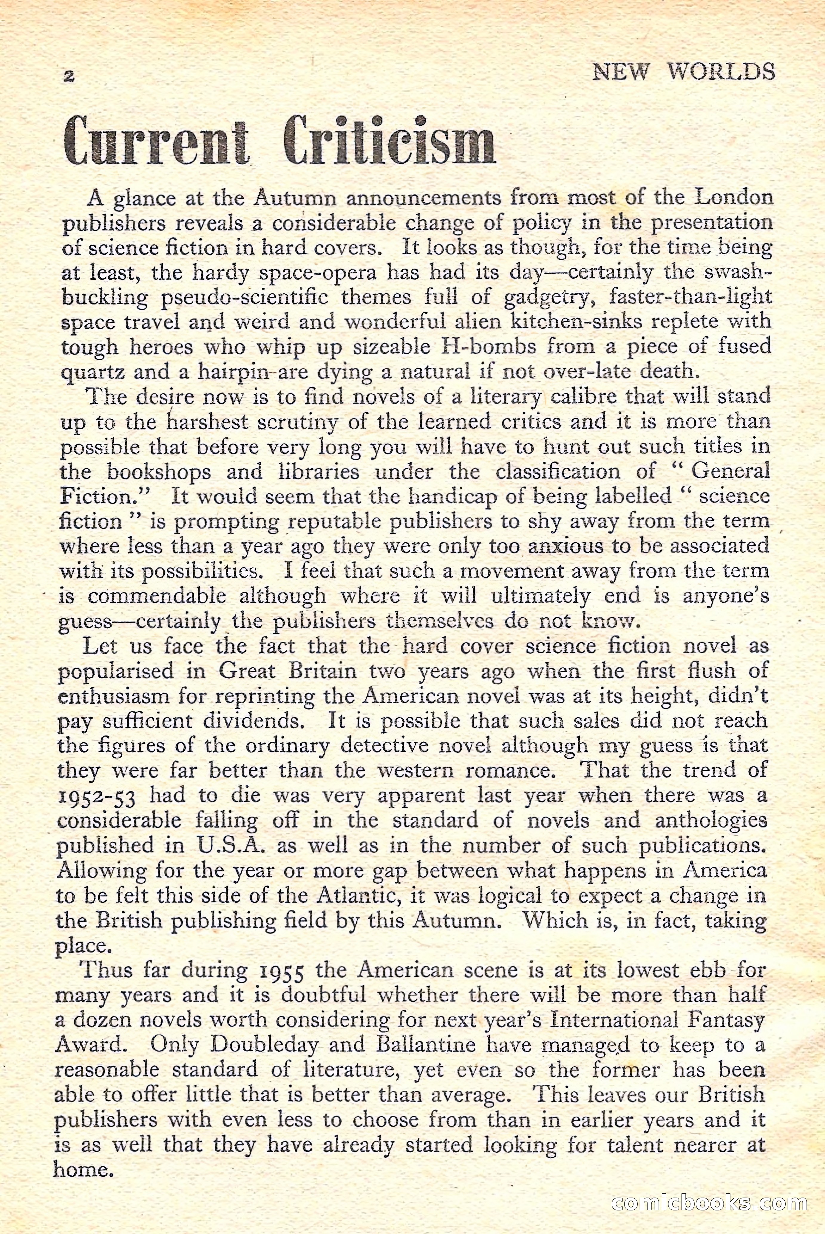 New Worlds Science Fiction No. 42 — page 4 of 132
