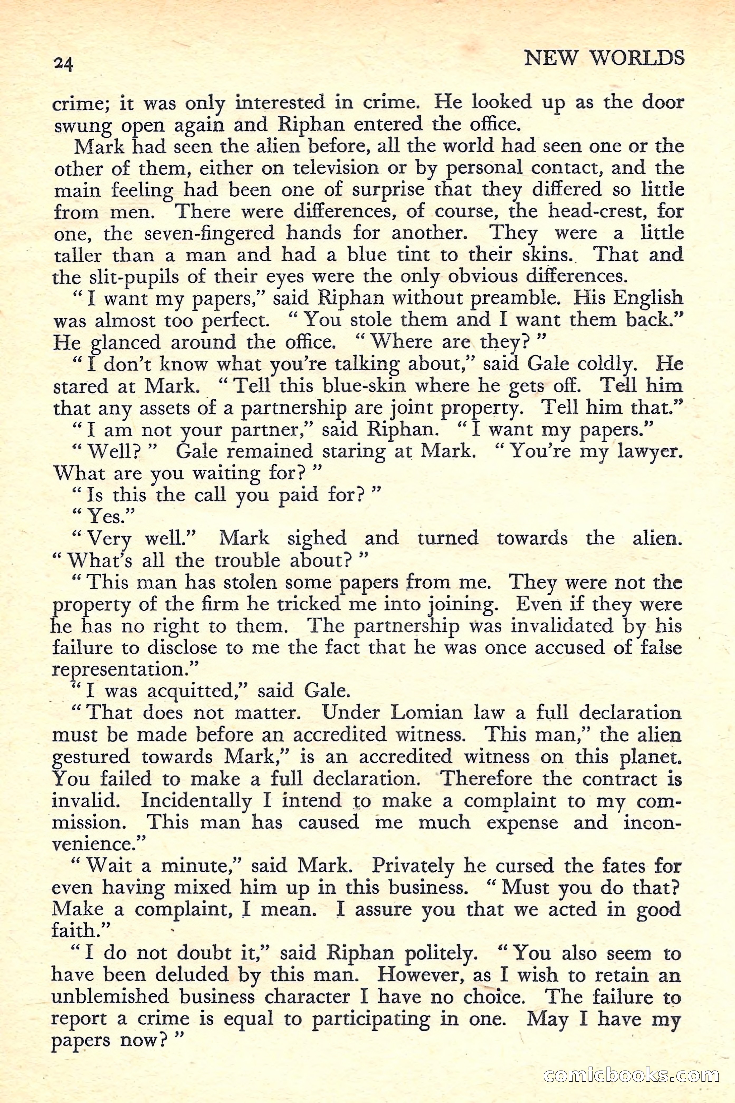New Worlds Science Fiction No. 42 — page 26 of 132