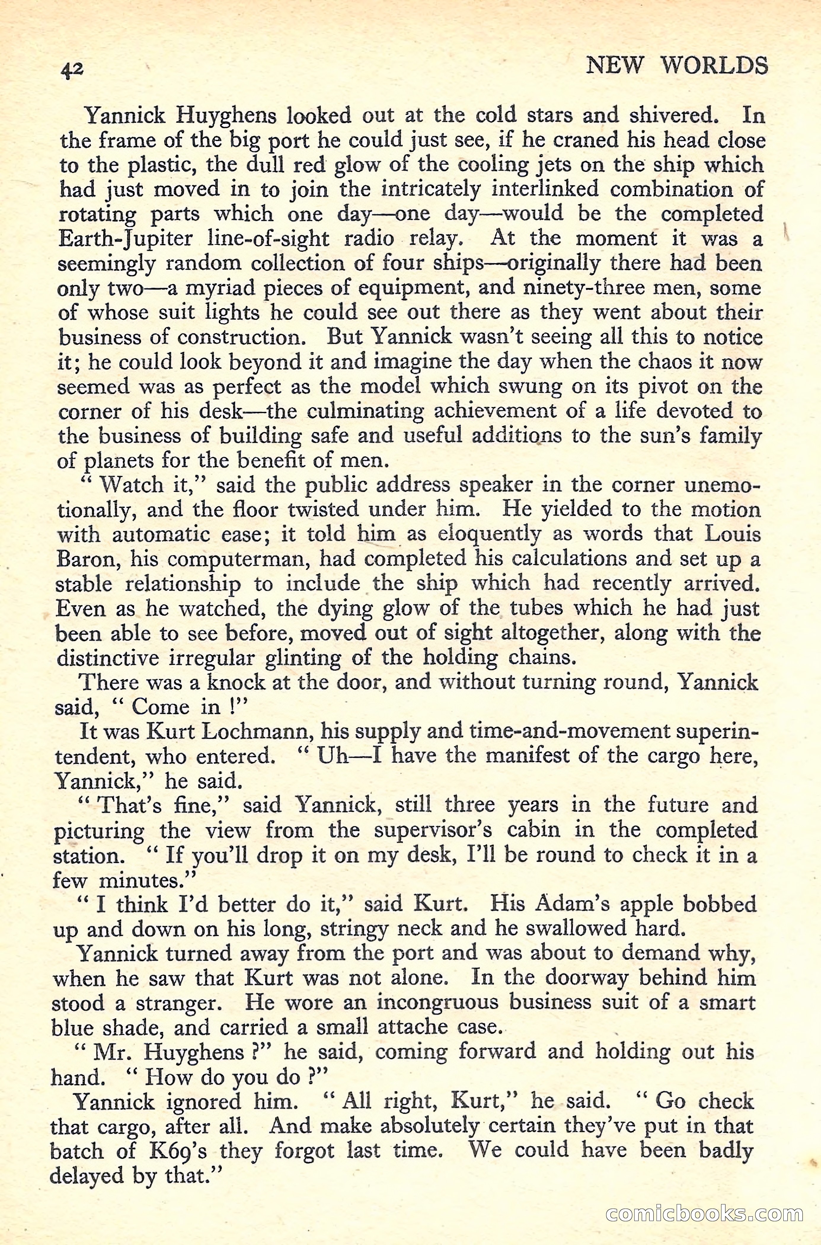 New Worlds Science Fiction No. 42 — page 44 of 132