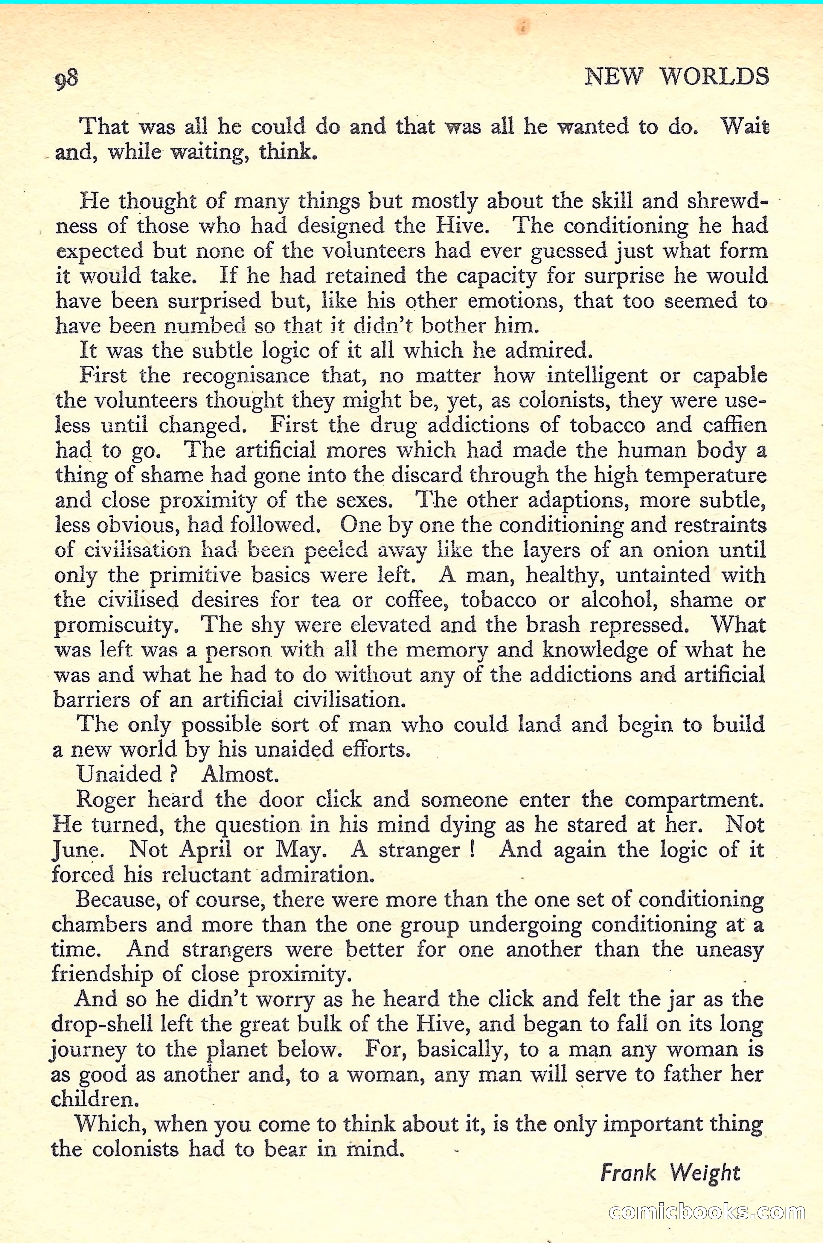 New Worlds Science Fiction No. 42 — page 100 of 132