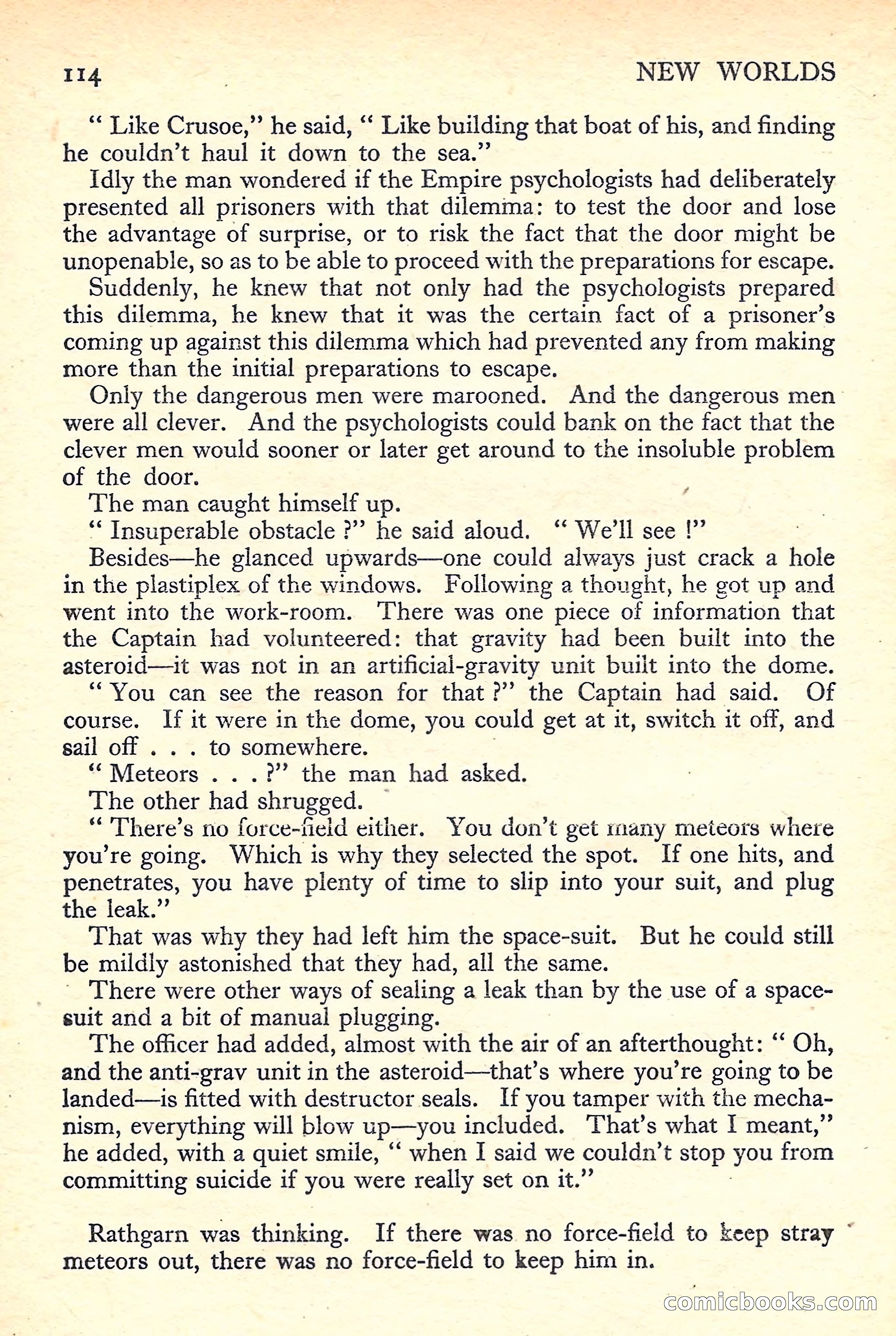 New Worlds Science Fiction No. 42 — page 116 of 132