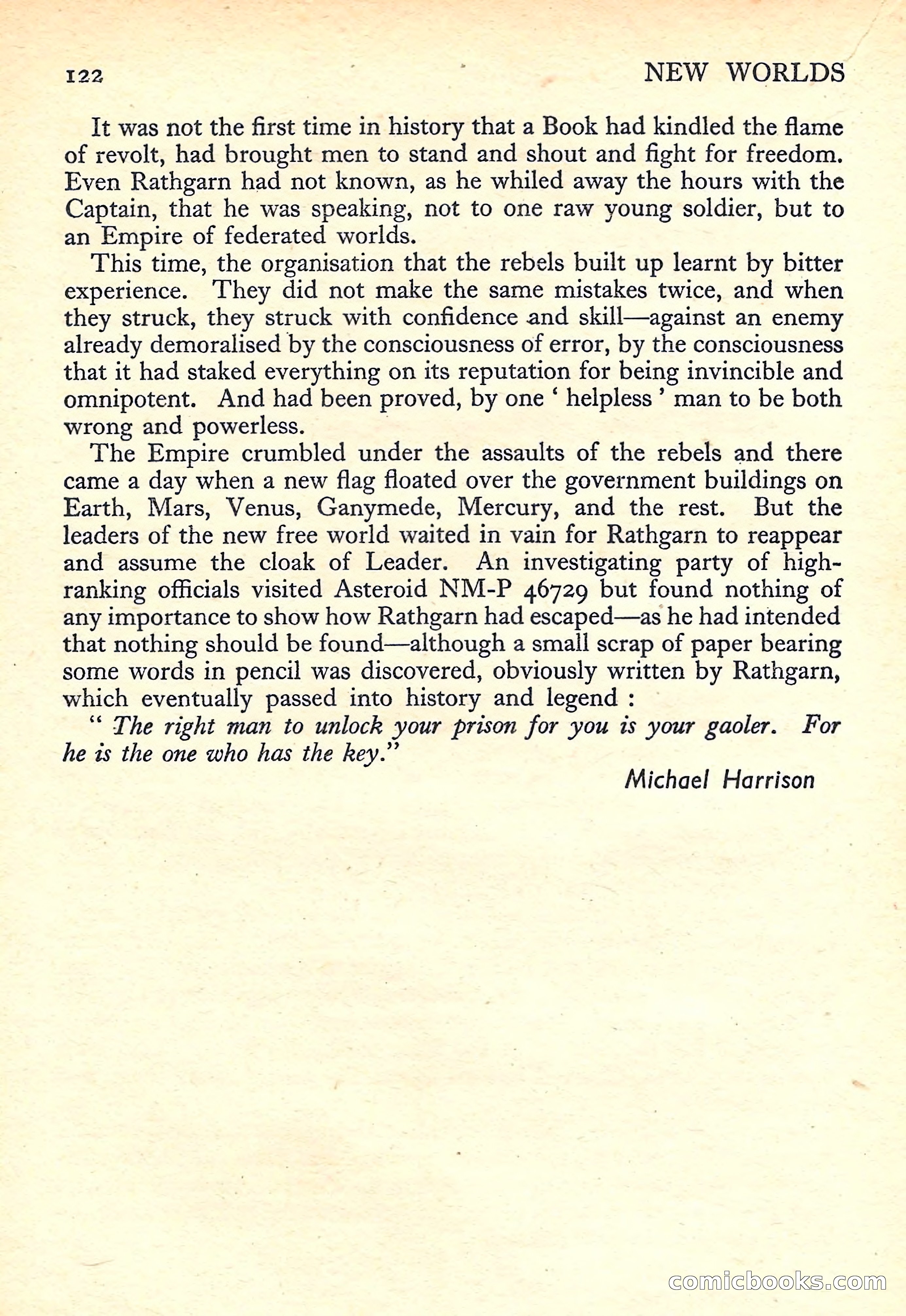 New Worlds Science Fiction No. 42 — page 124 of 132