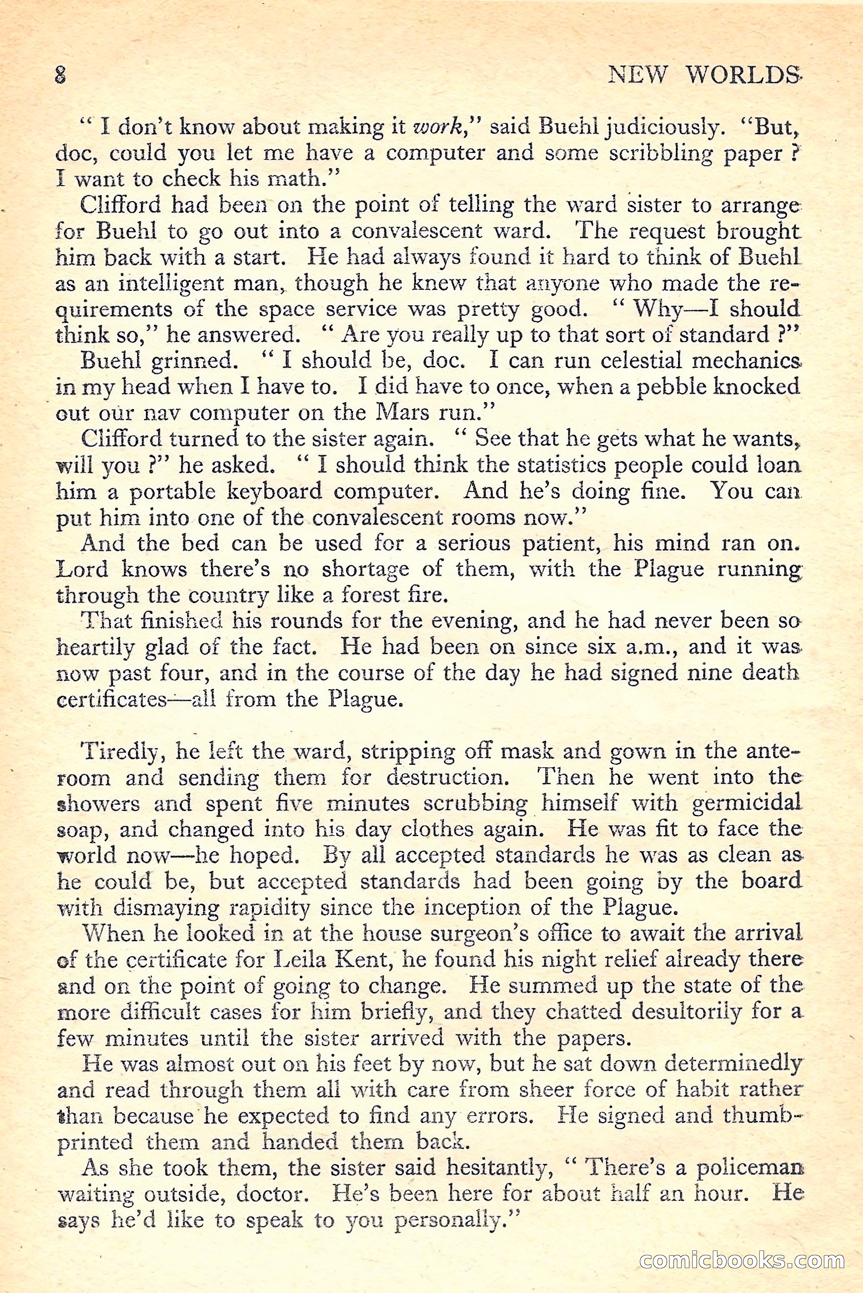 New Worlds Science Fiction No. 43 — page 10 of 132