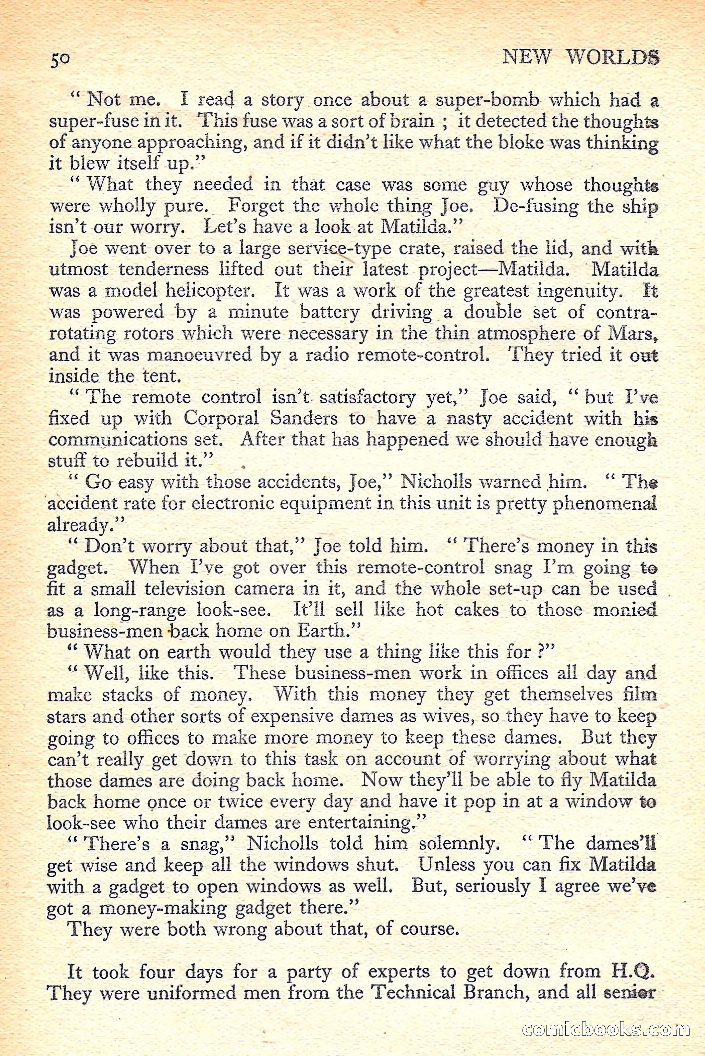 New Worlds Science Fiction No. 43 — page 52 of 132