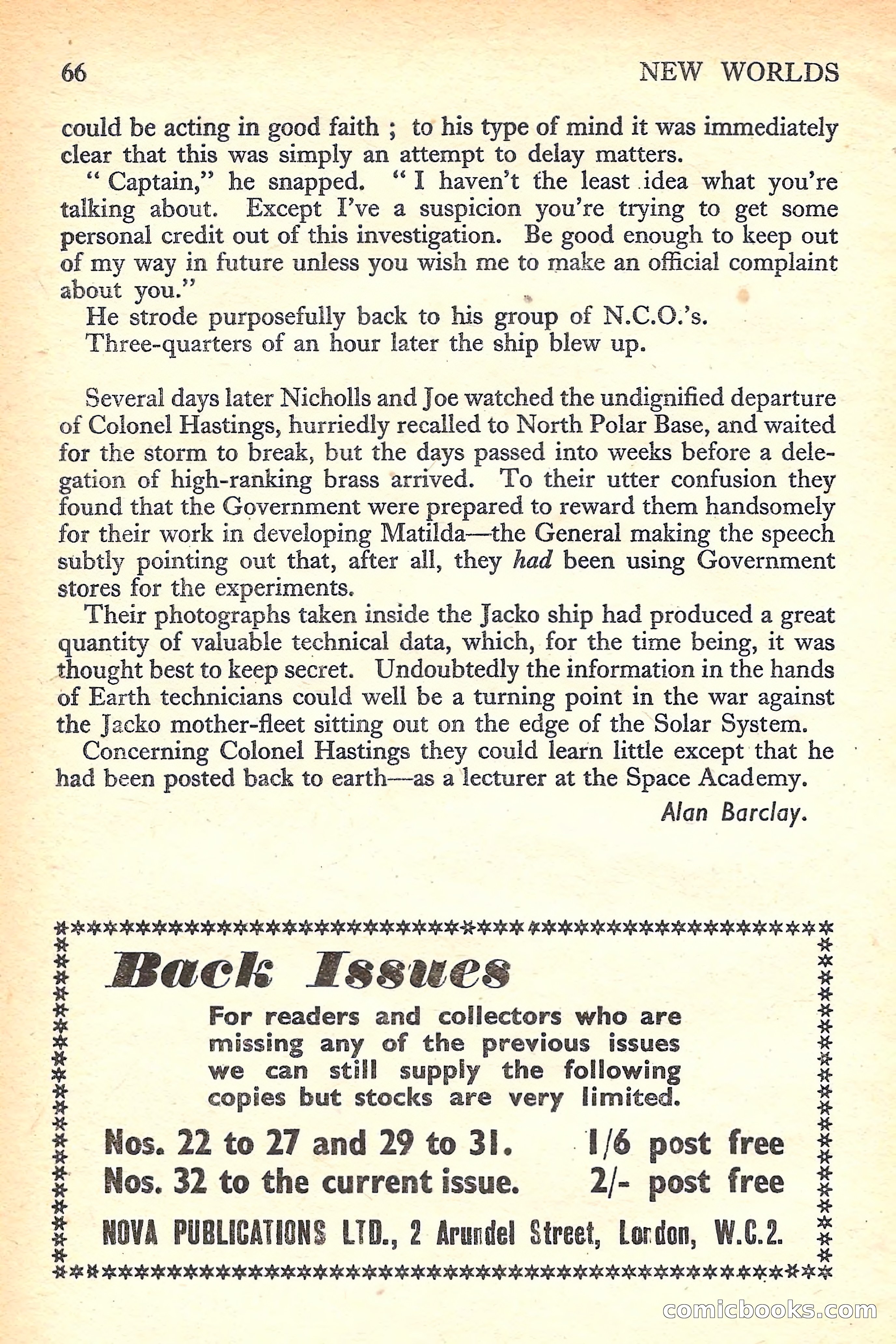 New Worlds Science Fiction No. 43 — page 68 of 132