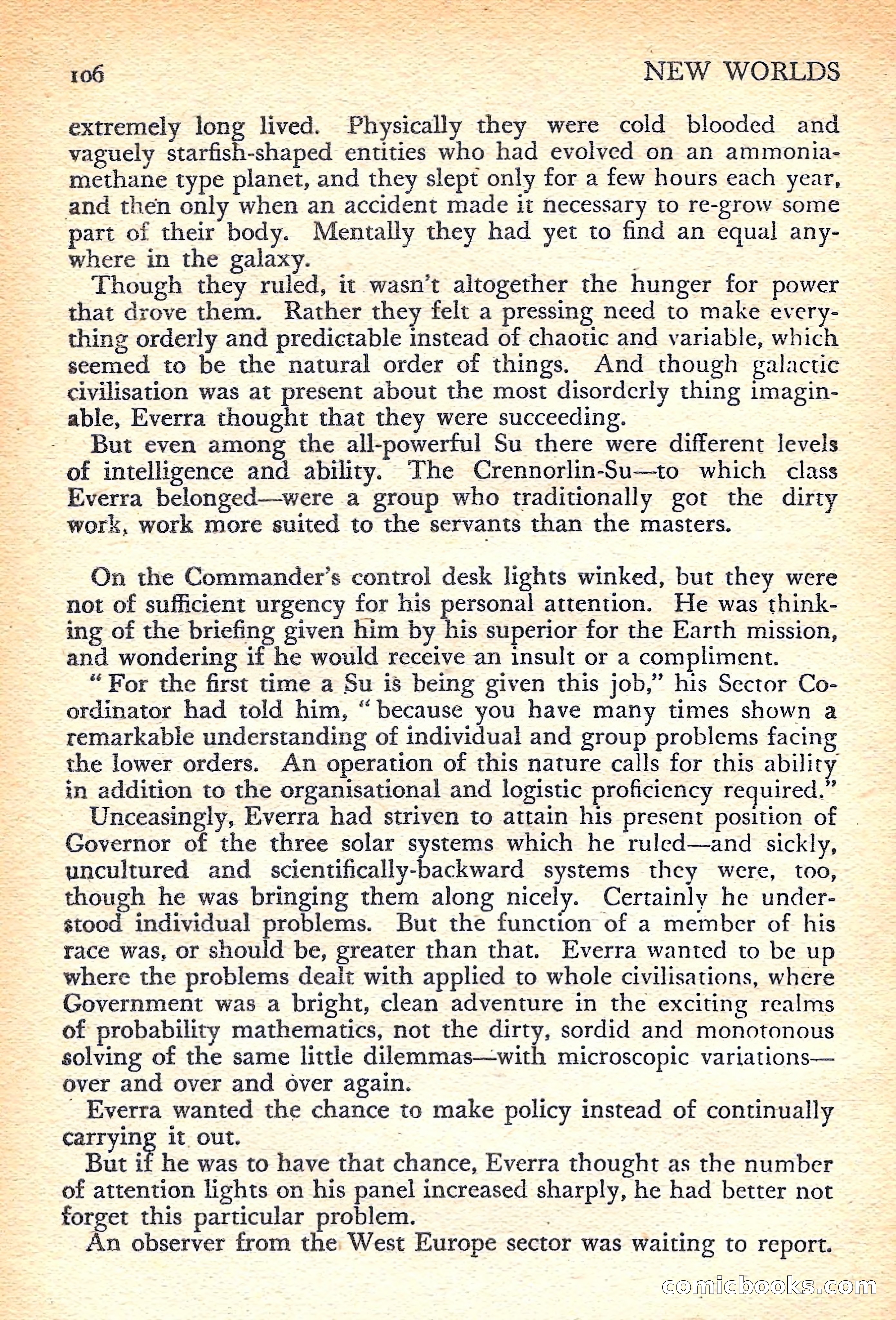 New Worlds Science Fiction No. 43 — page 108 of 132