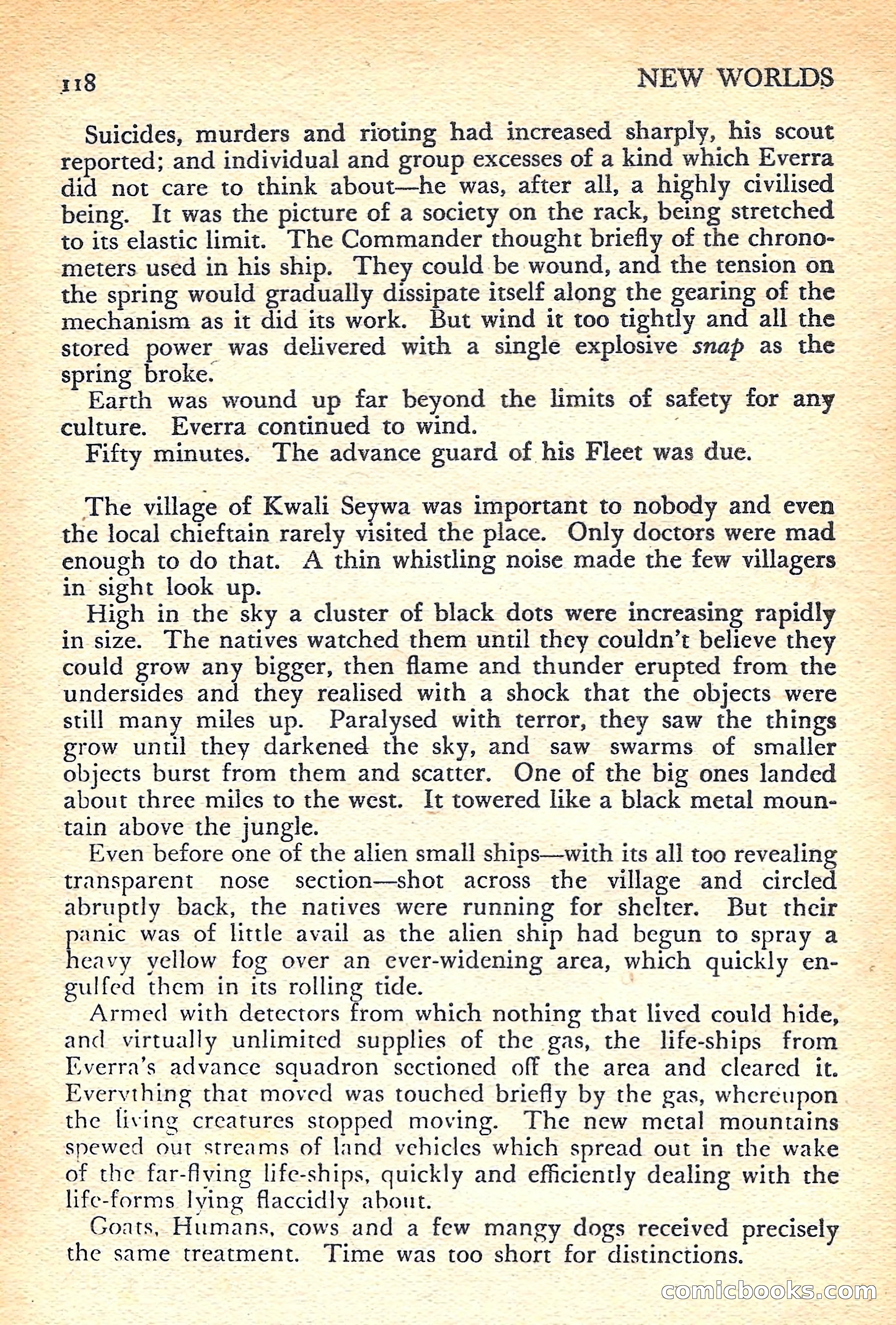 New Worlds Science Fiction No. 43 — page 120 of 132