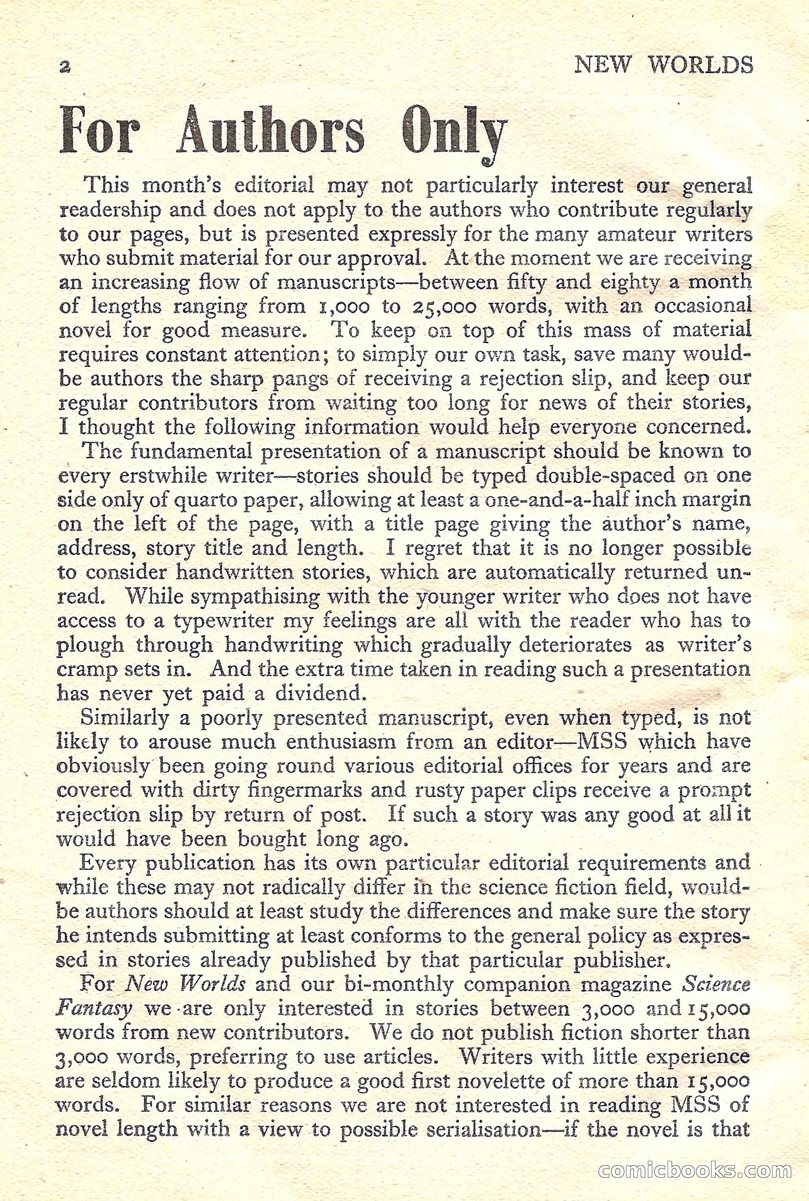 New Worlds Science Fiction No. 44 — page 4 of 132