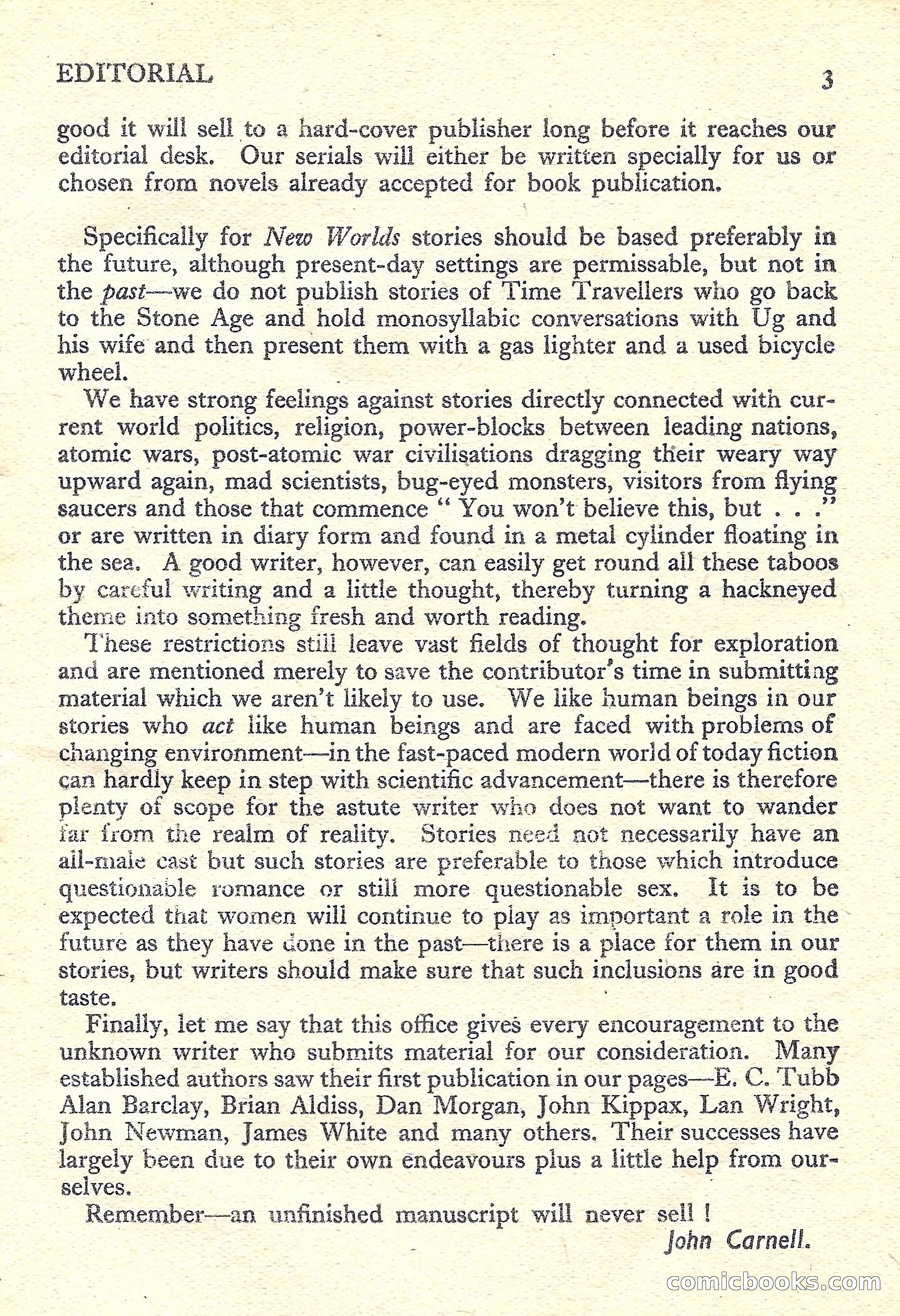 New Worlds Science Fiction No. 44 — page 5 of 132