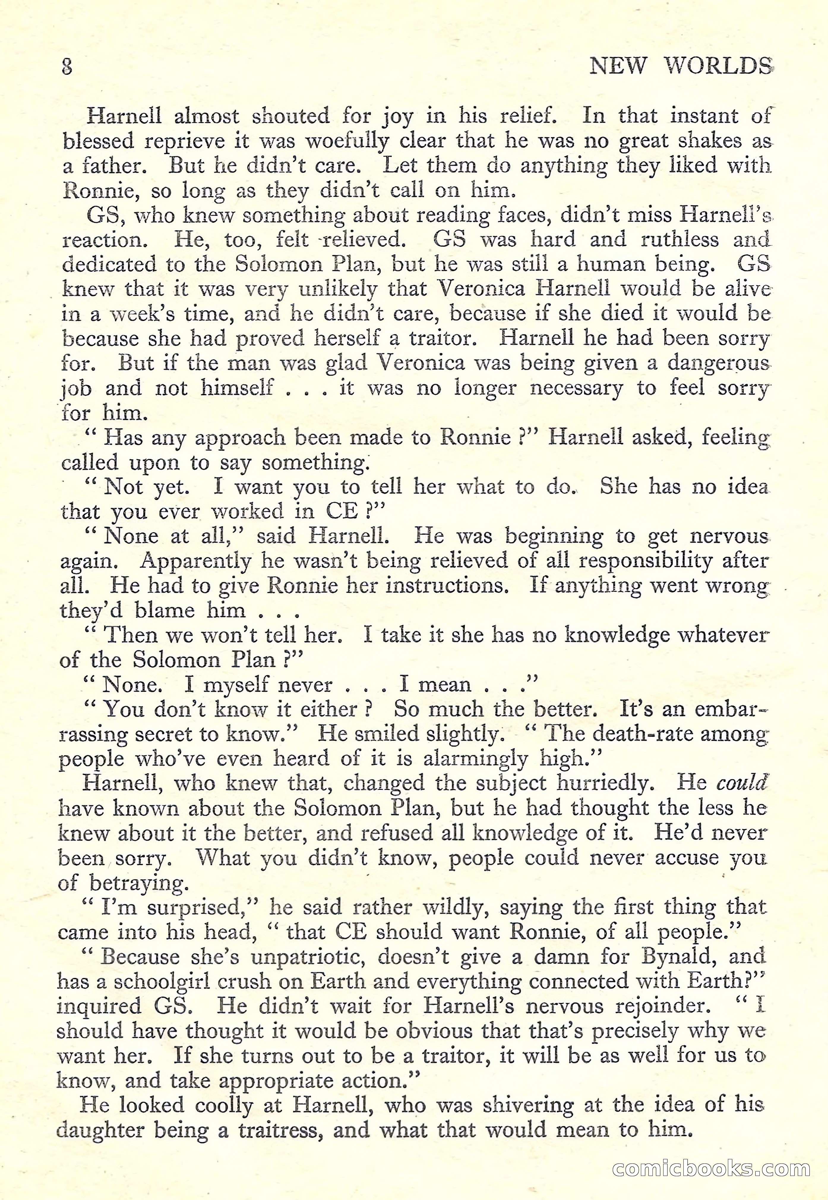 New Worlds Science Fiction No. 44 — page 10 of 132