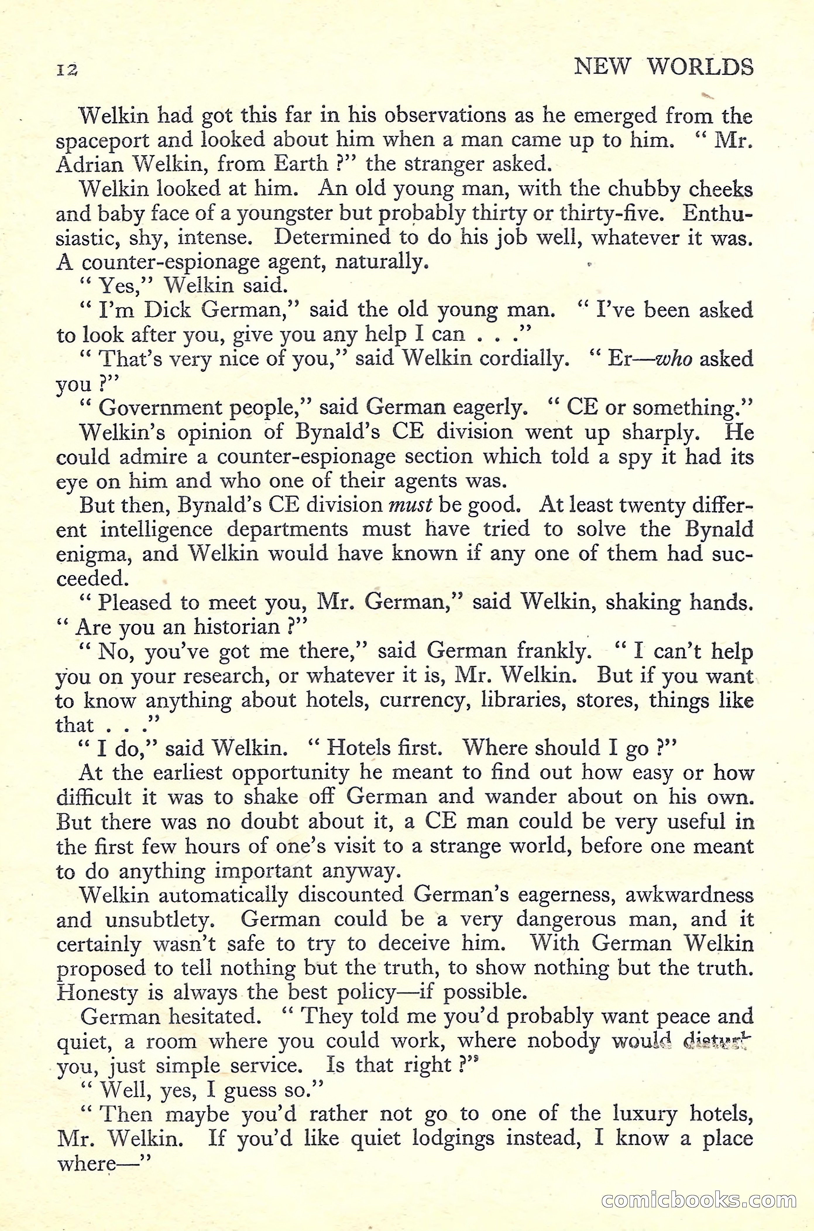 New Worlds Science Fiction No. 44 — page 14 of 132