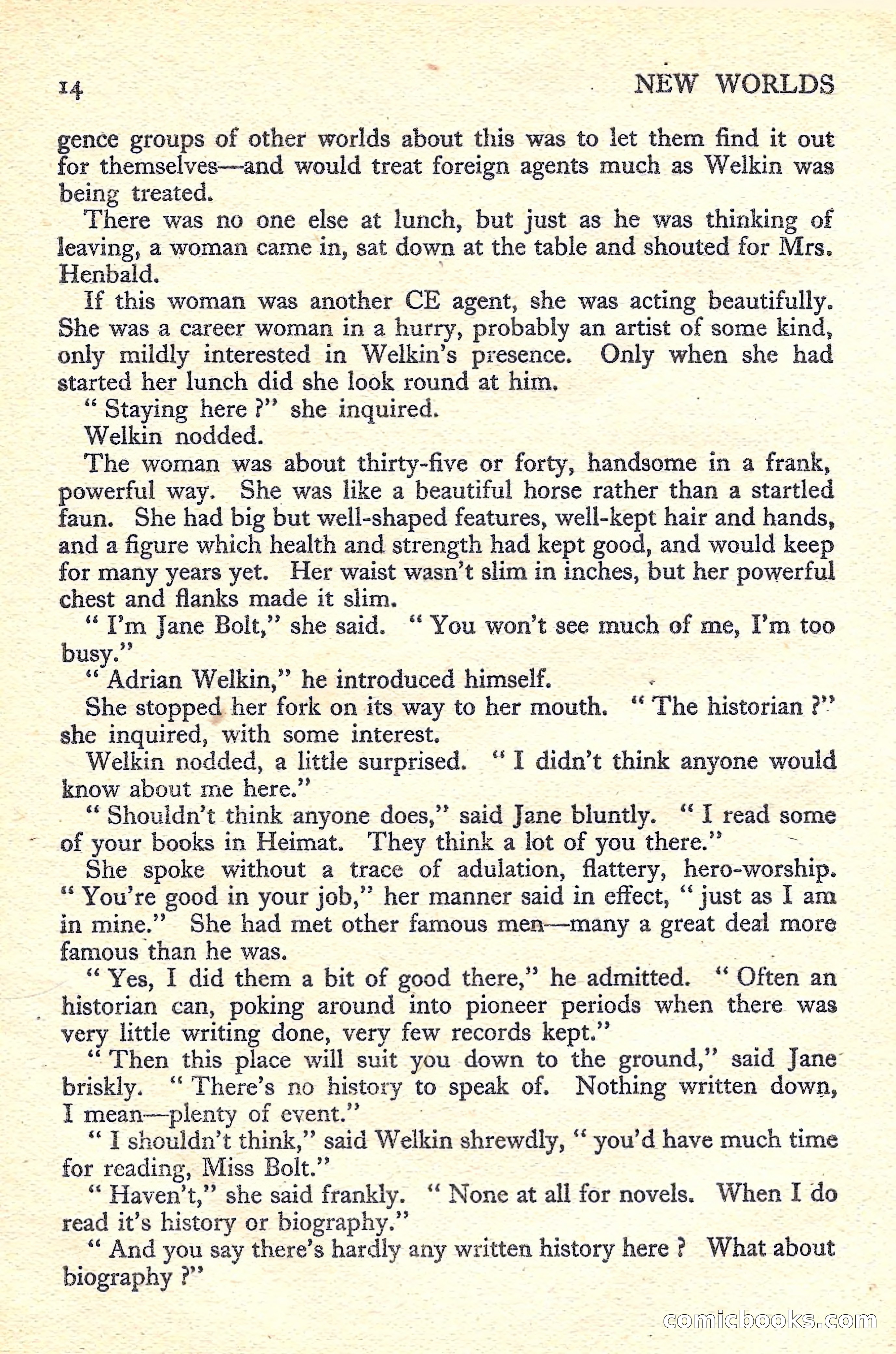 New Worlds Science Fiction No. 44 — page 16 of 132