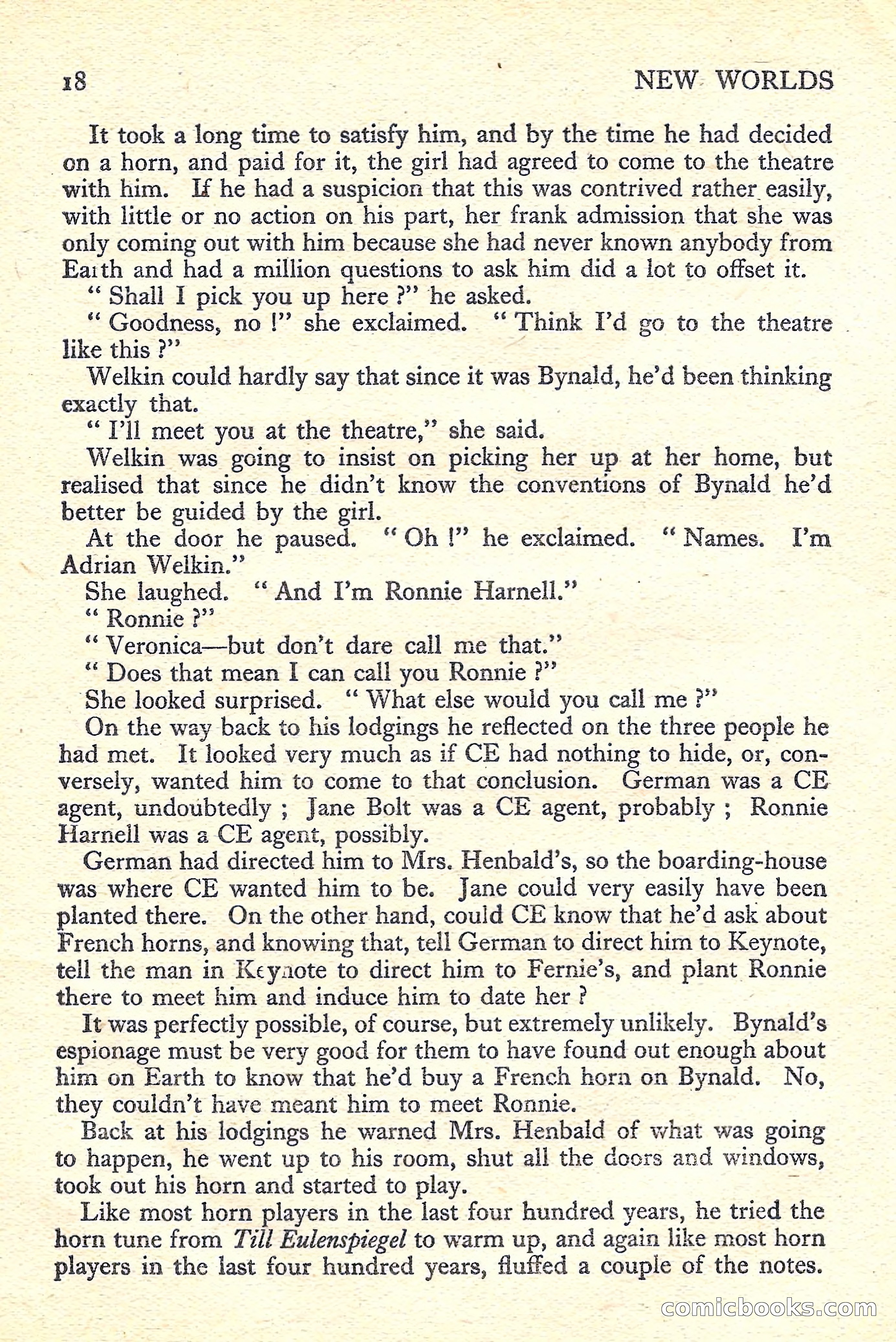 New Worlds Science Fiction No. 44 — page 20 of 132