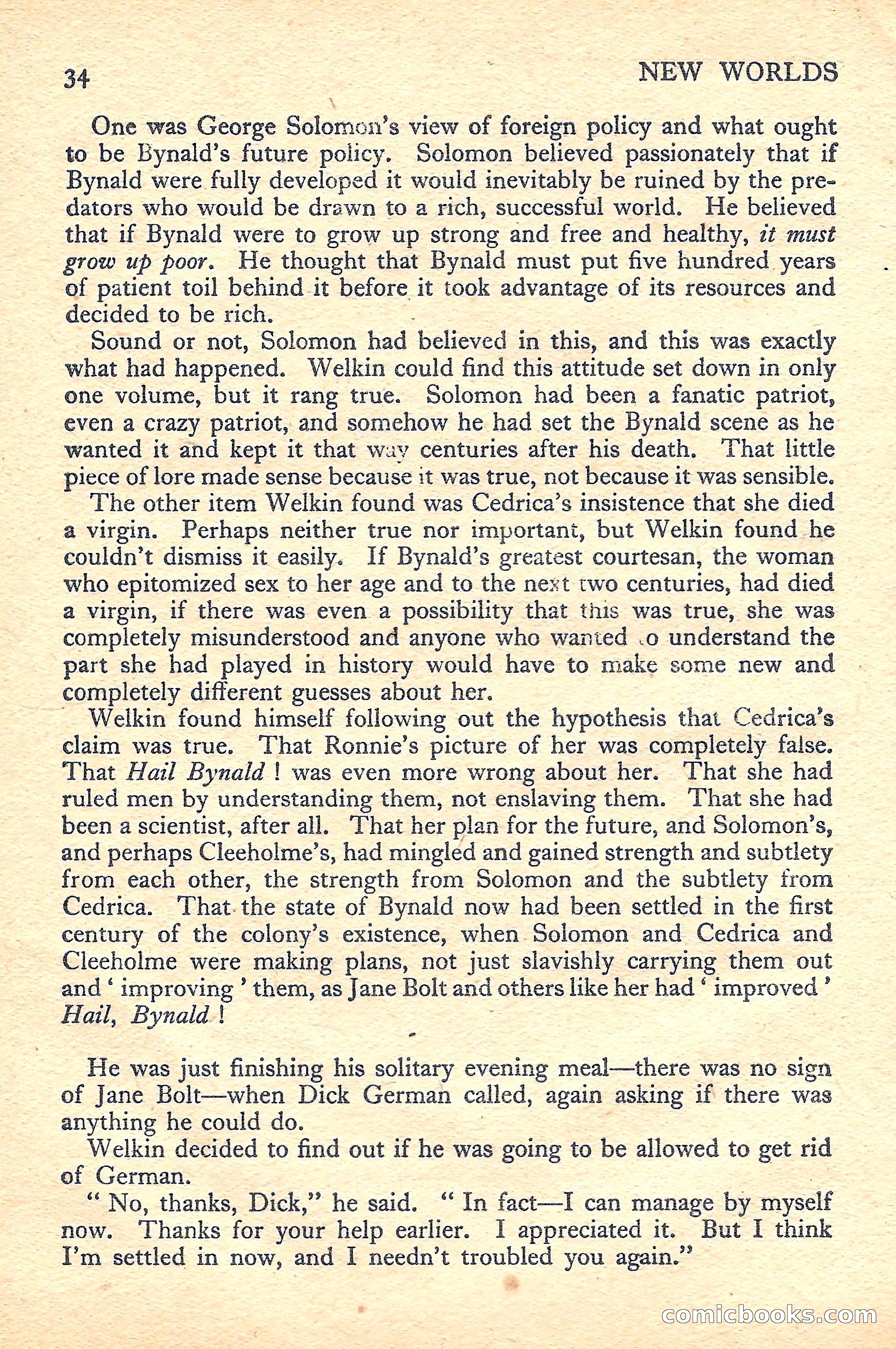 New Worlds Science Fiction No. 44 — page 36 of 132