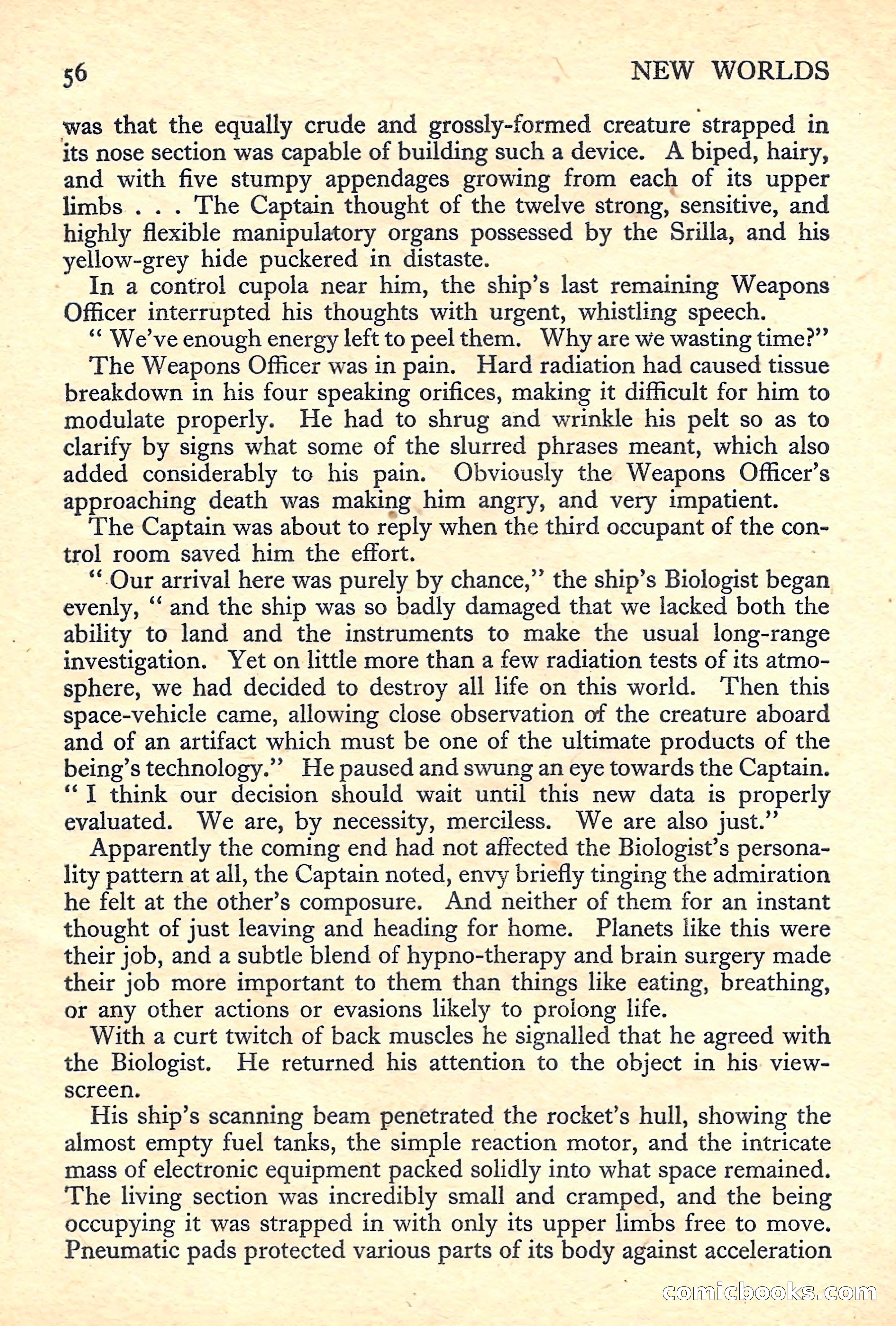 New Worlds Science Fiction No. 44 — page 58 of 132