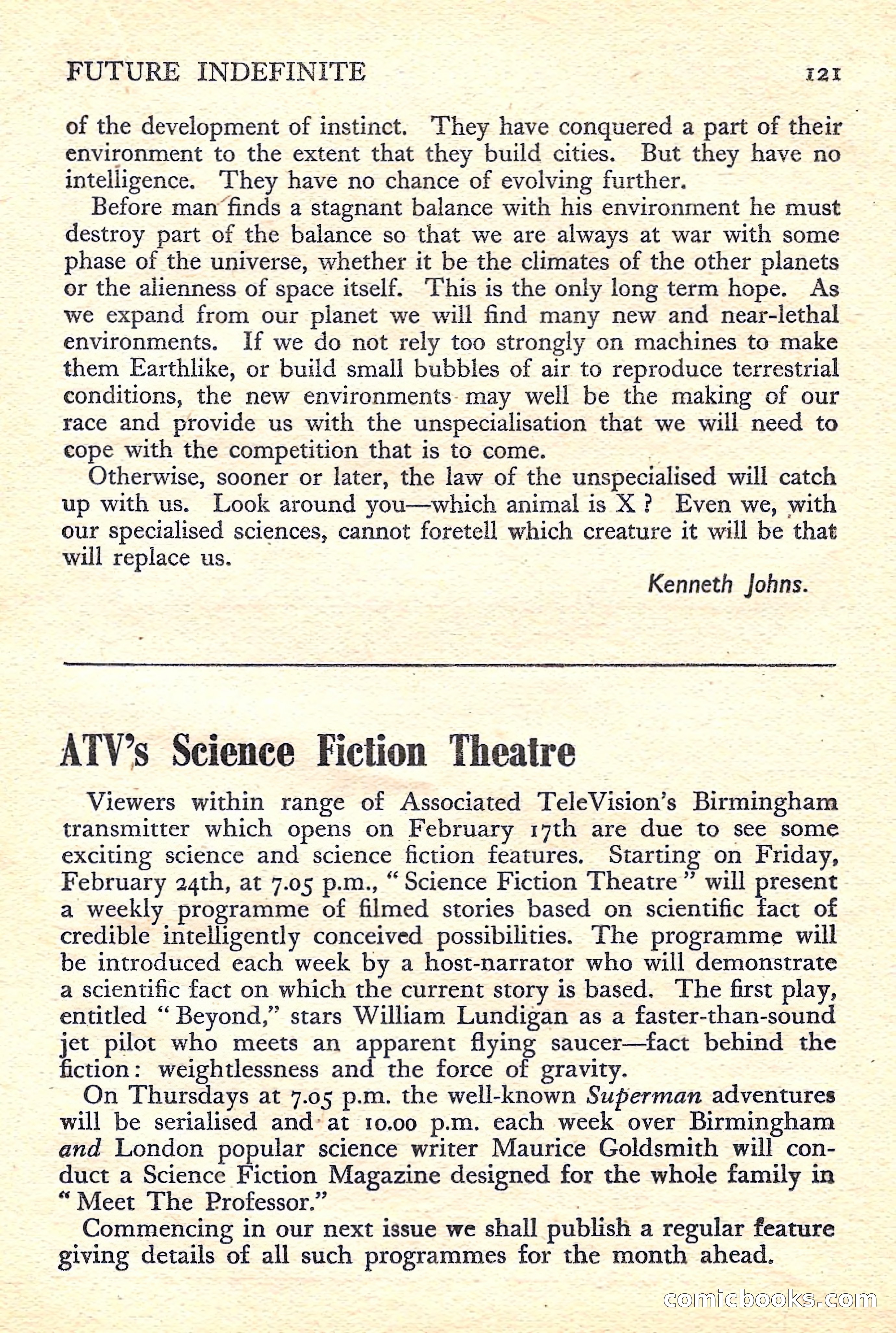 New Worlds Science Fiction No. 44 — page 123 of 132