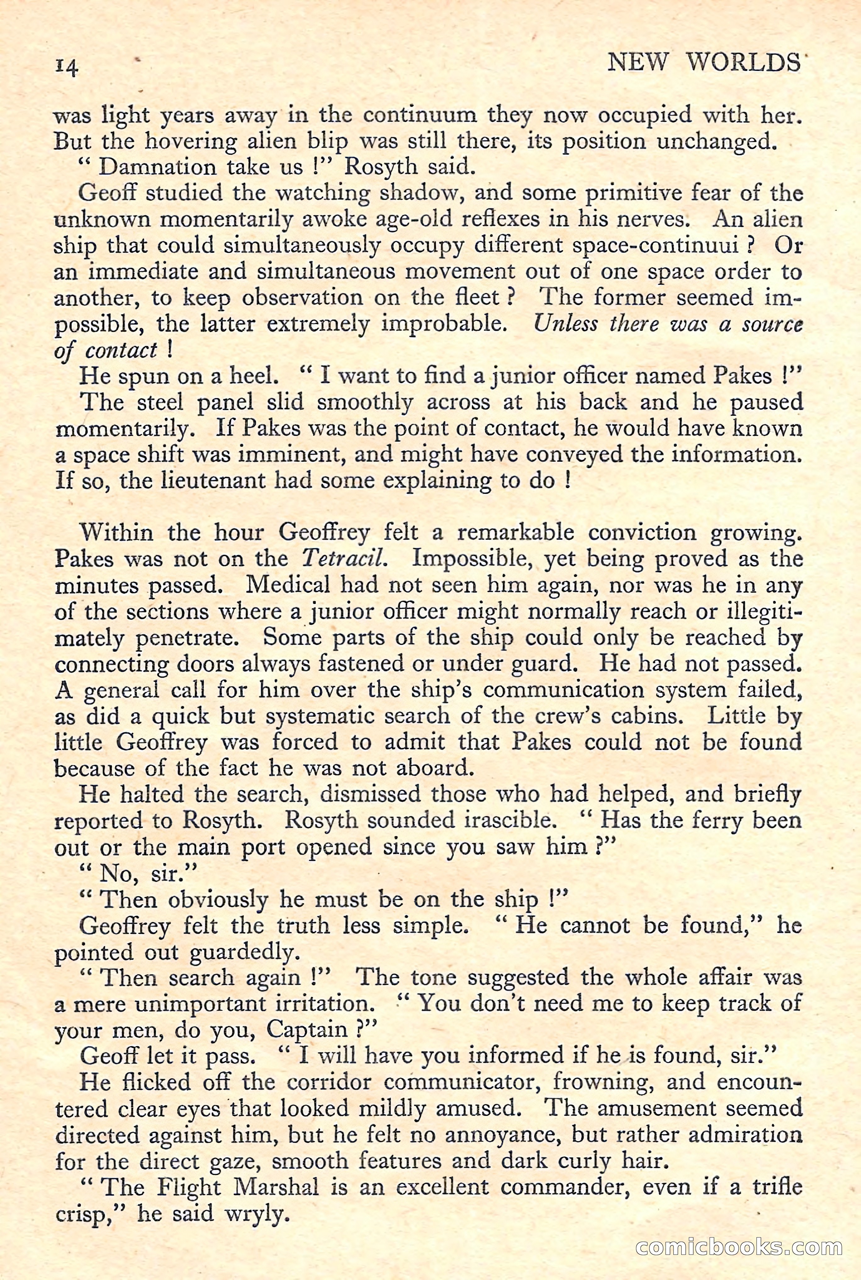 New Worlds Science Fiction No. 45 — page 16 of 132