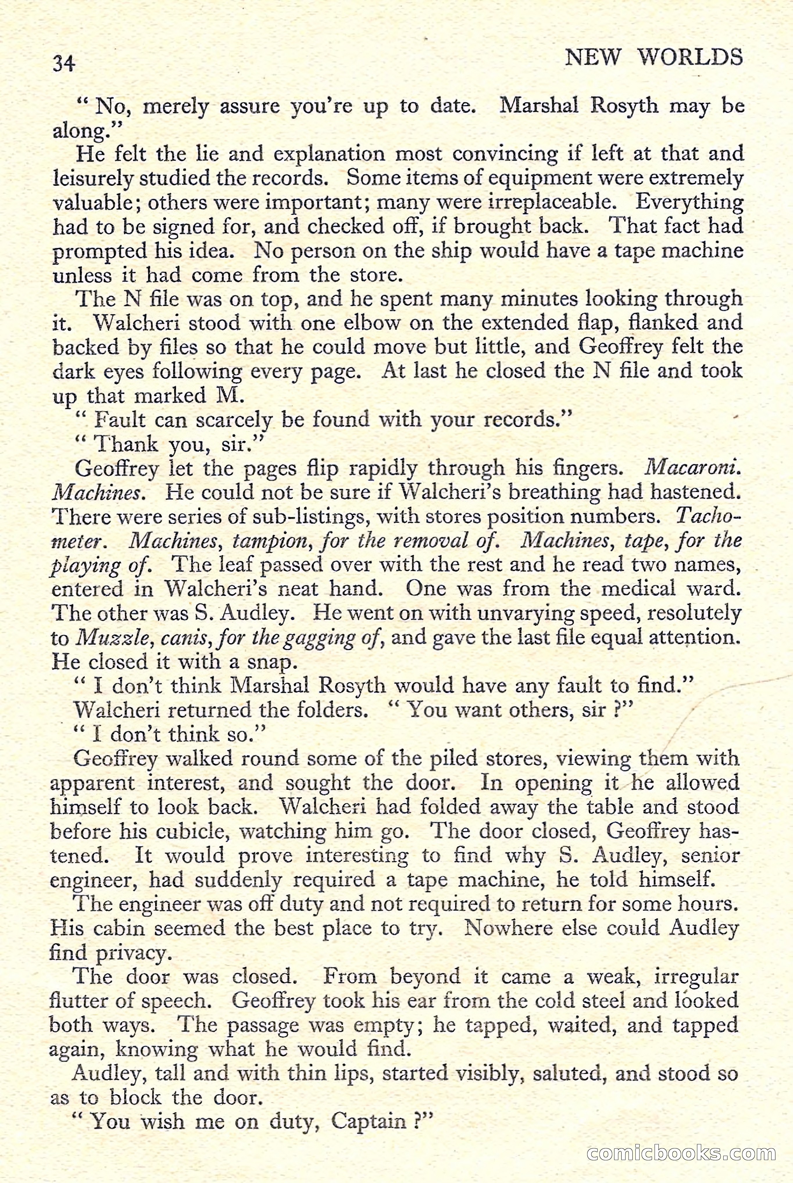 New Worlds Science Fiction No. 45 — page 36 of 132