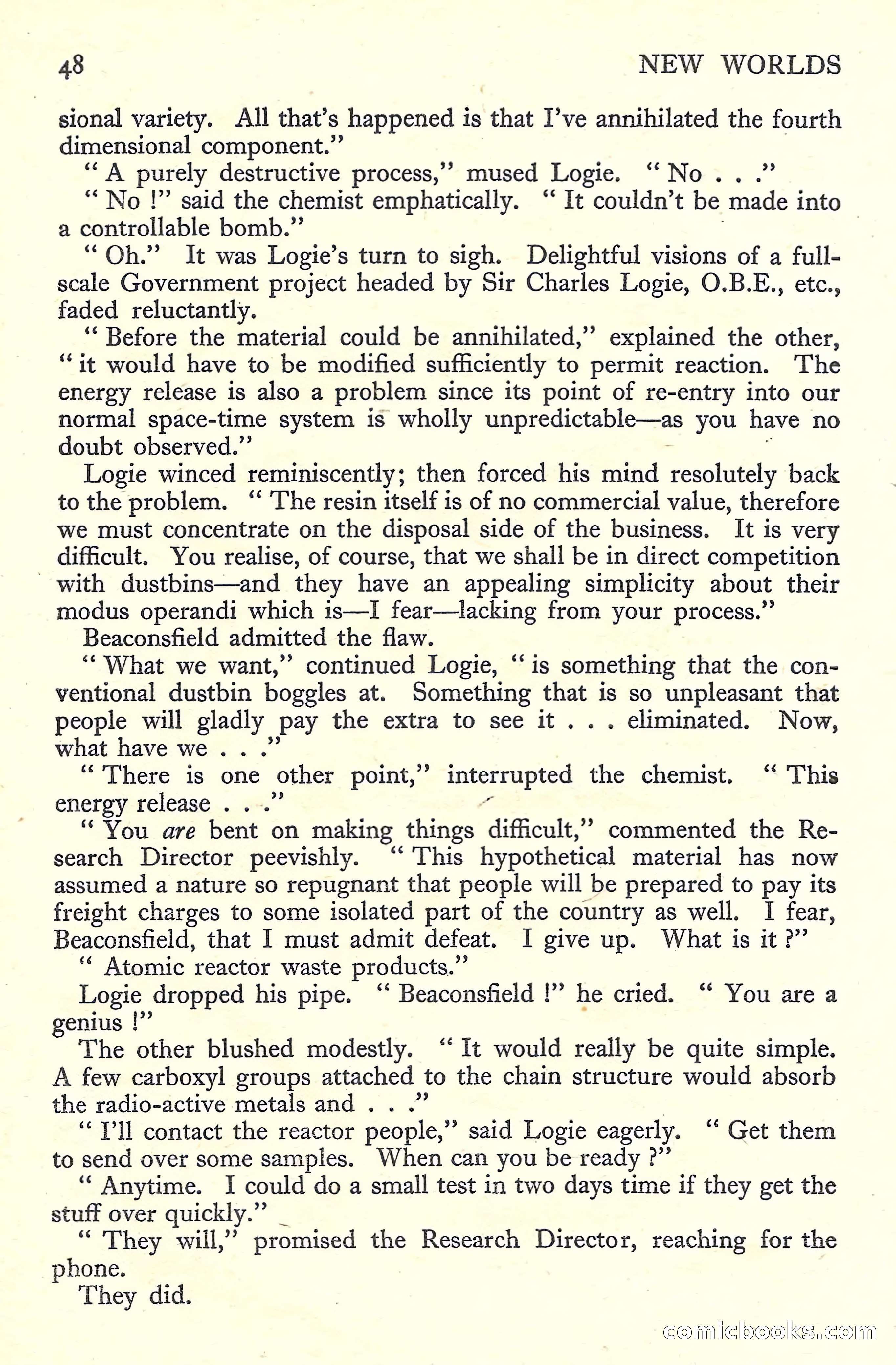 New Worlds Science Fiction No. 45 — page 50 of 132