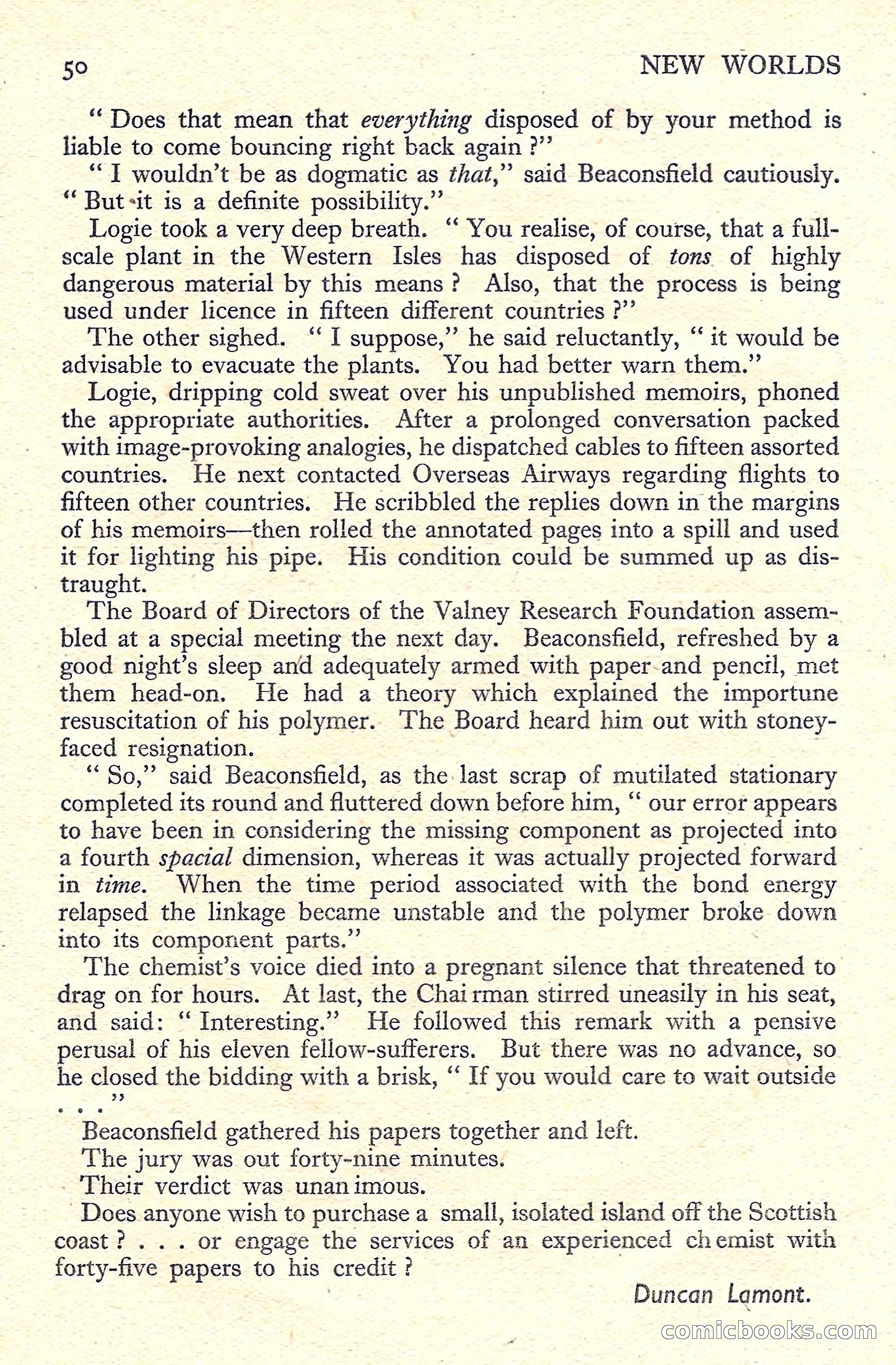 New Worlds Science Fiction No. 45 — page 52 of 132
