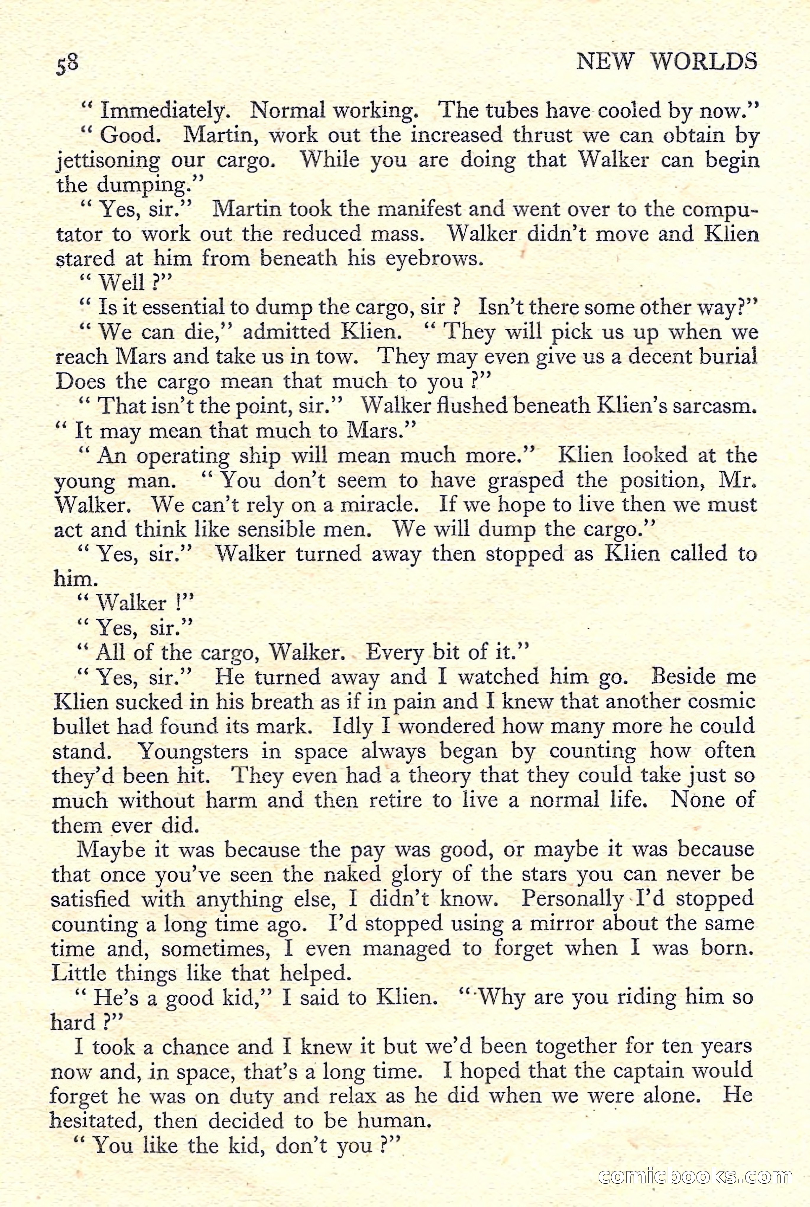 New Worlds Science Fiction No. 45 — page 60 of 132