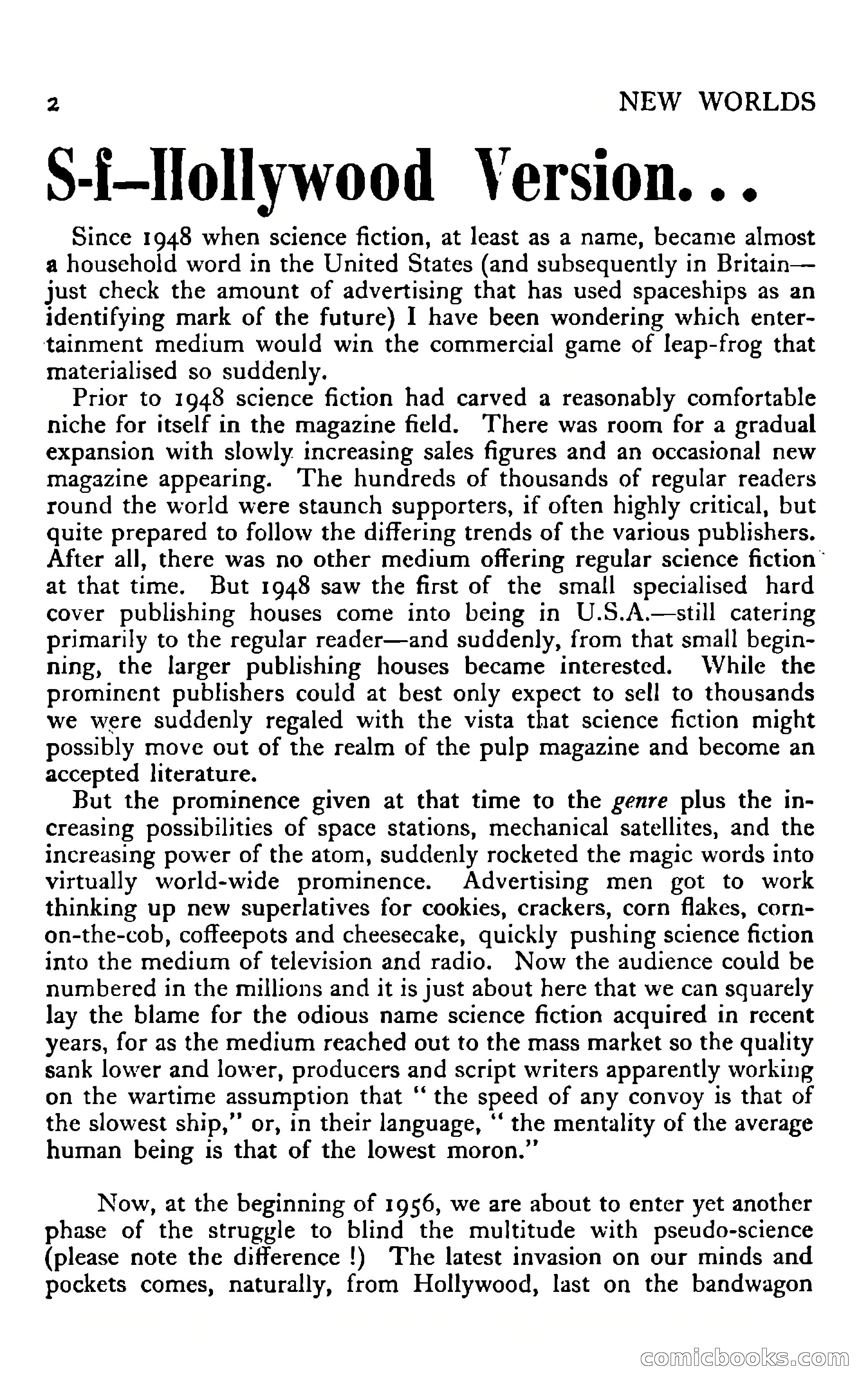 New Worlds Science Fiction No. 46 — page 4 of 133