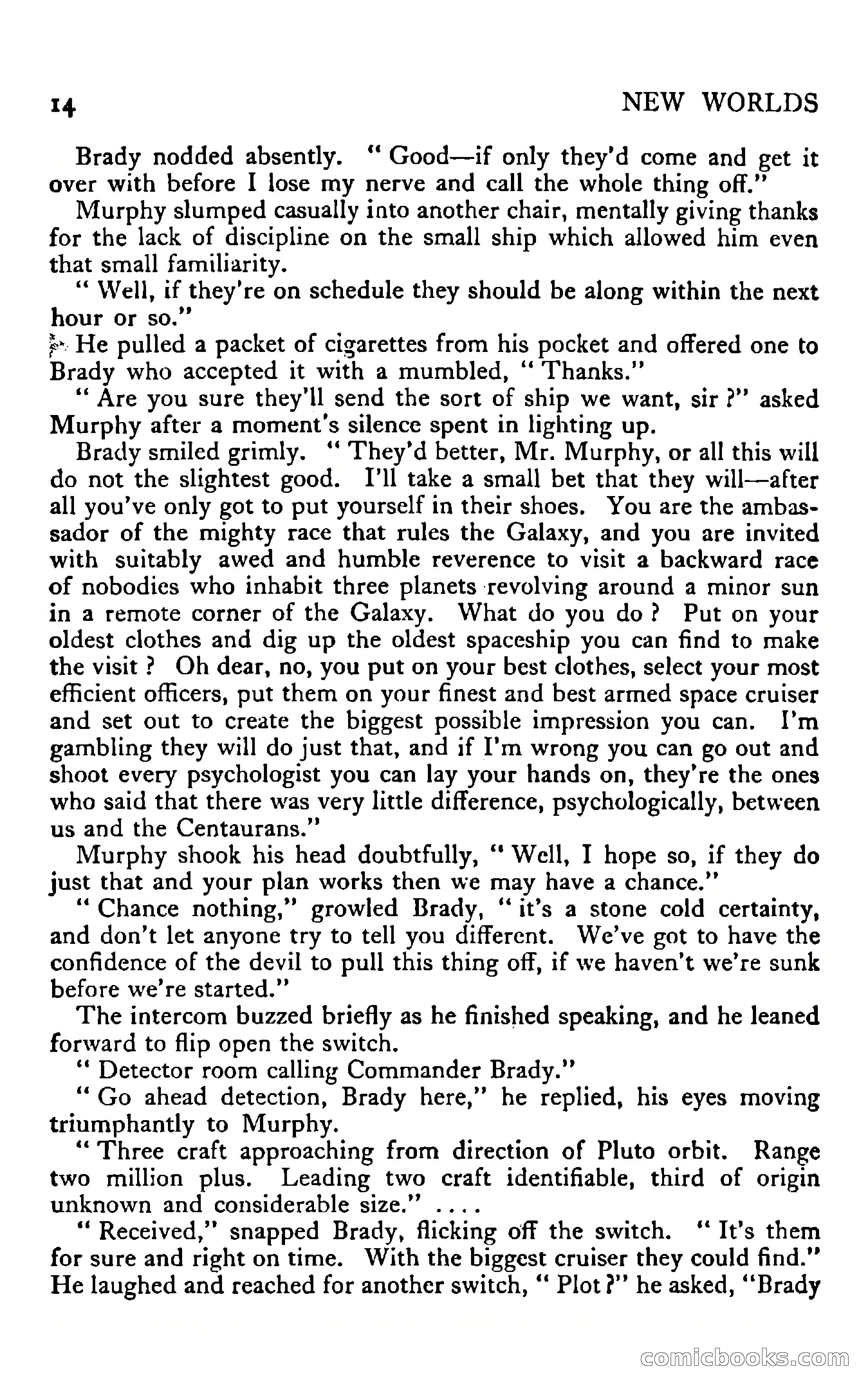 New Worlds Science Fiction No. 46 — page 16 of 133