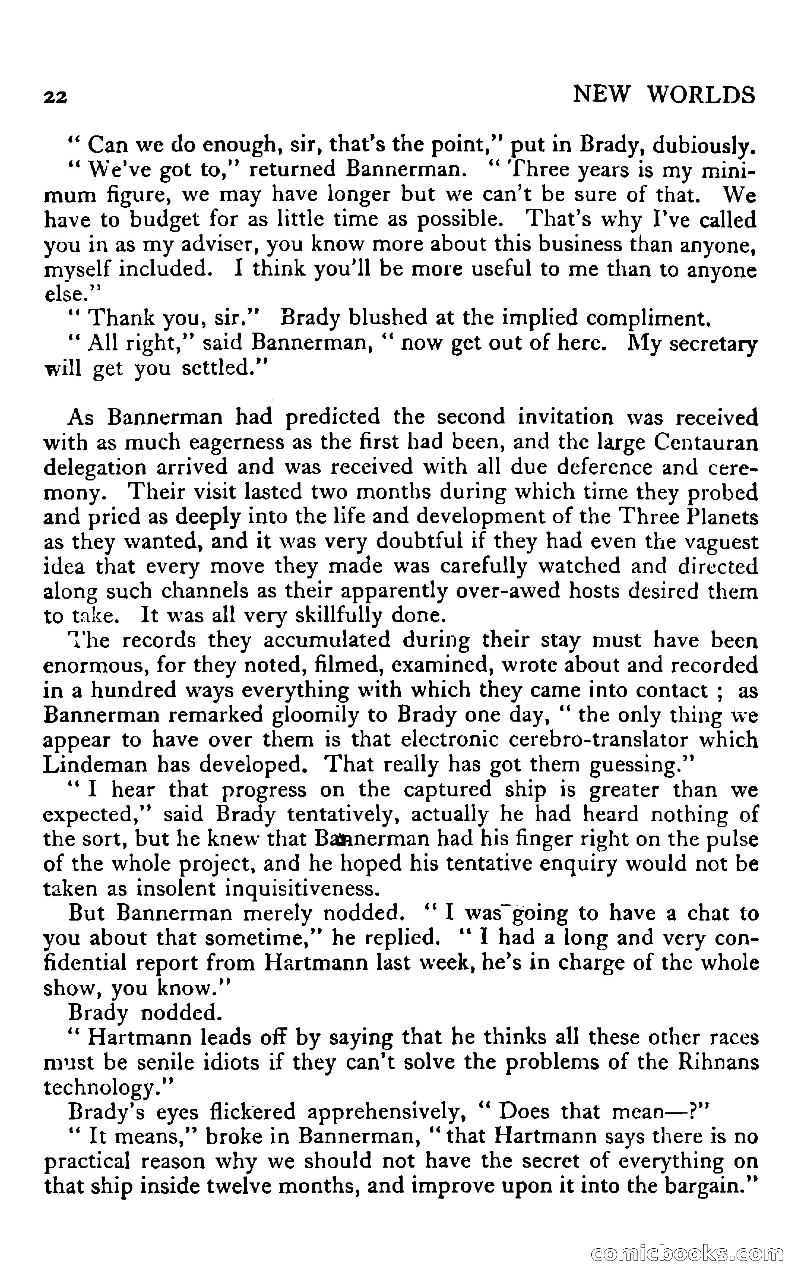 New Worlds Science Fiction No. 46 — page 24 of 133