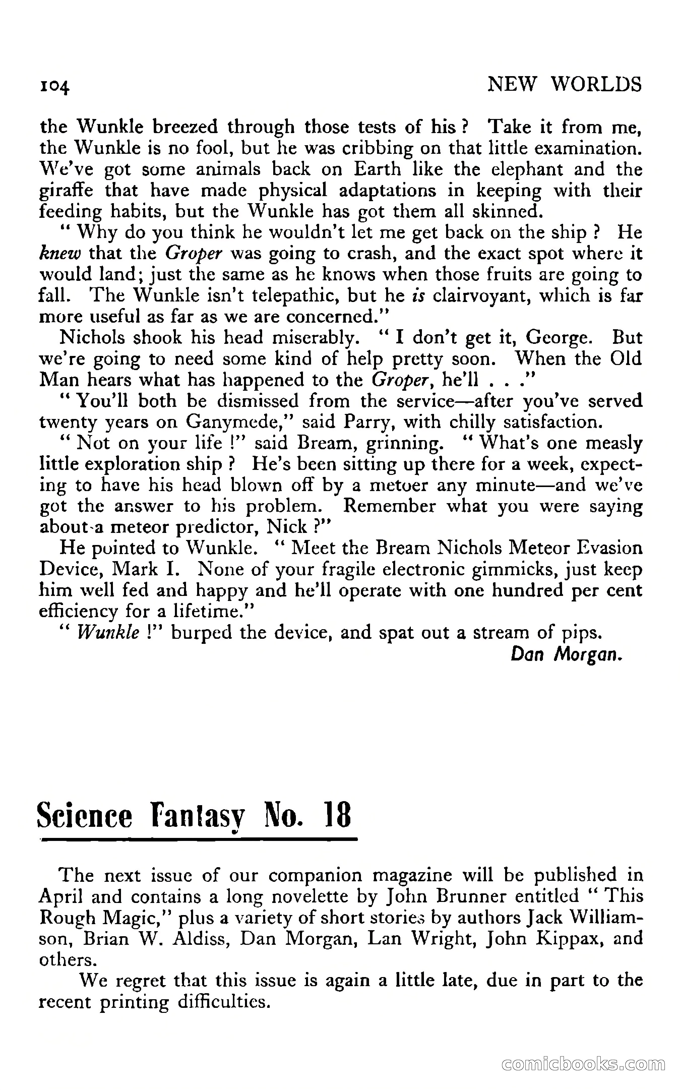 New Worlds Science Fiction No. 46 — page 106 of 133